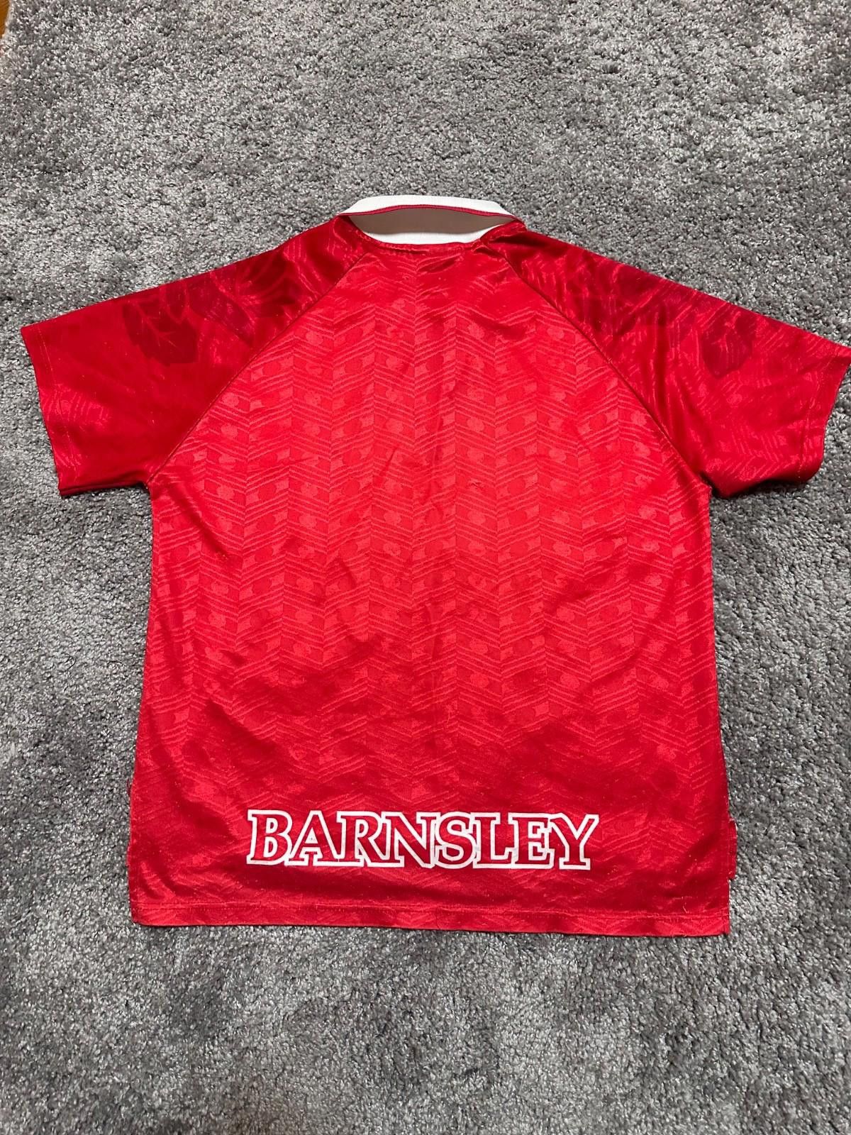 Admirable Co. Barnsley FC 1996-1997 Admiral Football Shirt Soccer Jersey Size US S / EU 44-46 / 1 - 9 Thumbnail