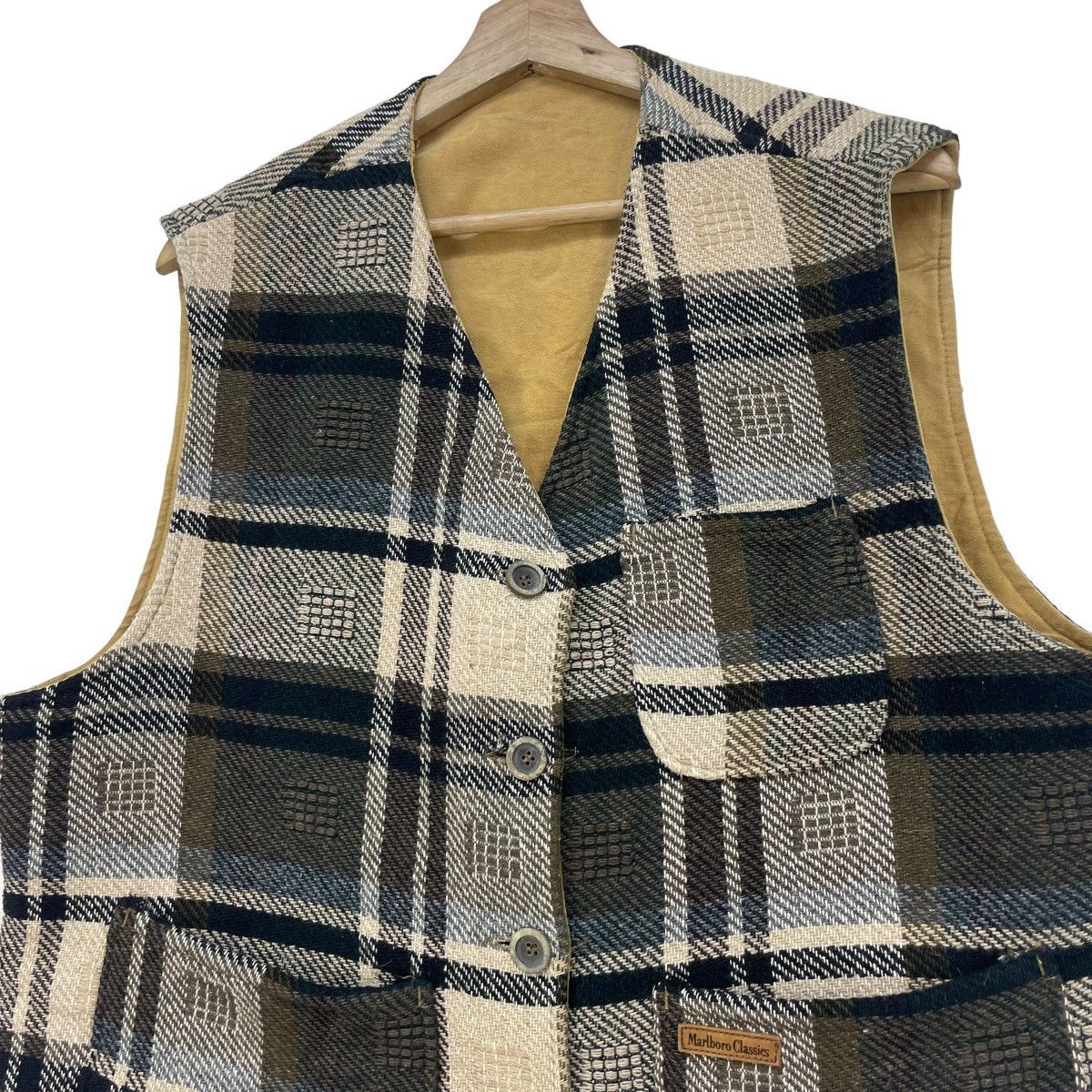 Marlboro 🔥VtgMalboro Classics Reversible Vest Jacket Detachble Butto Size US M / EU 48-50 / 2 - 3 Thumbnail
