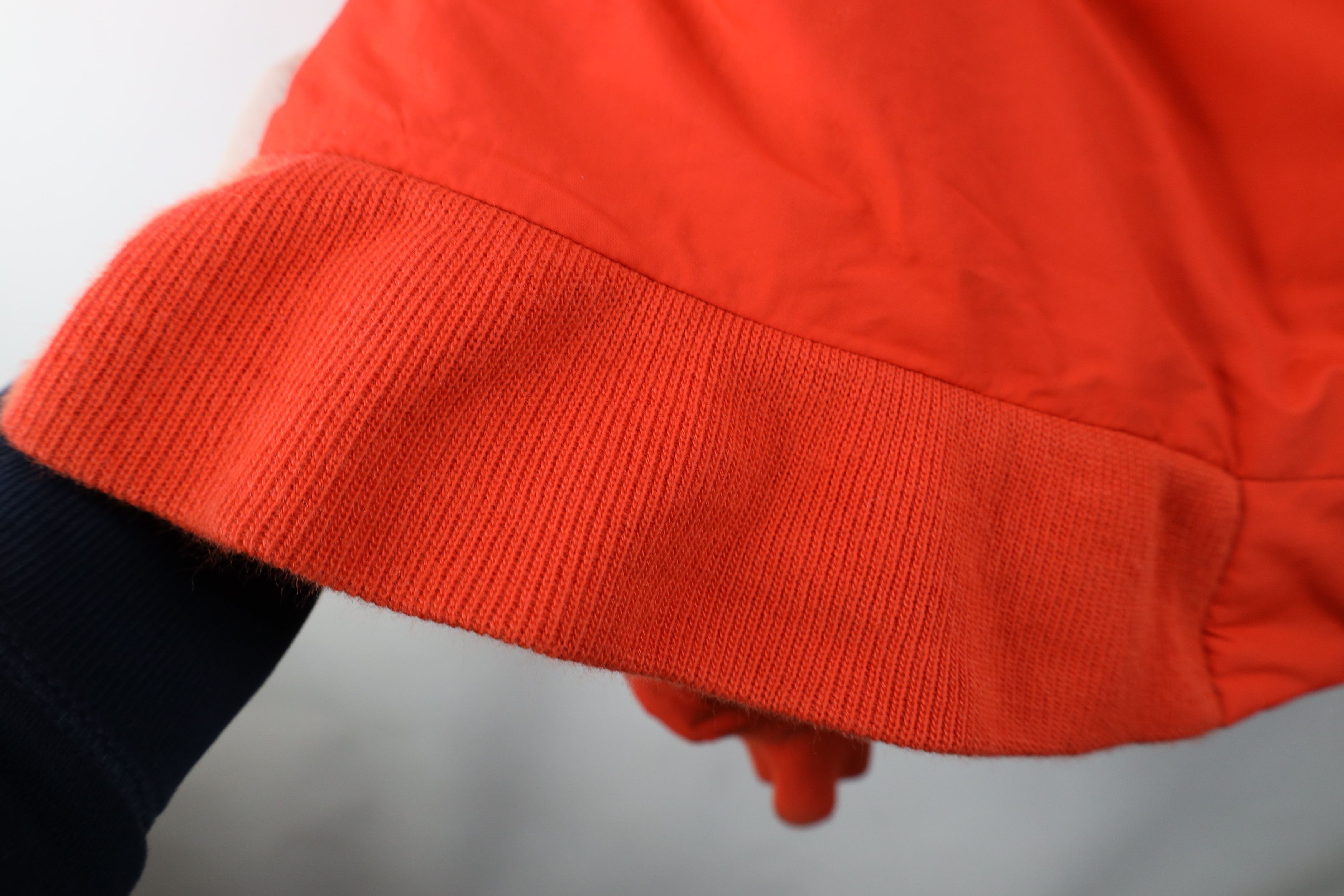 Lands' End Vintage 90s Lands End Fleece Lined Full Zip Jacket Orange Size US XXL / EU 58 / 5 - 6 Thumbnail