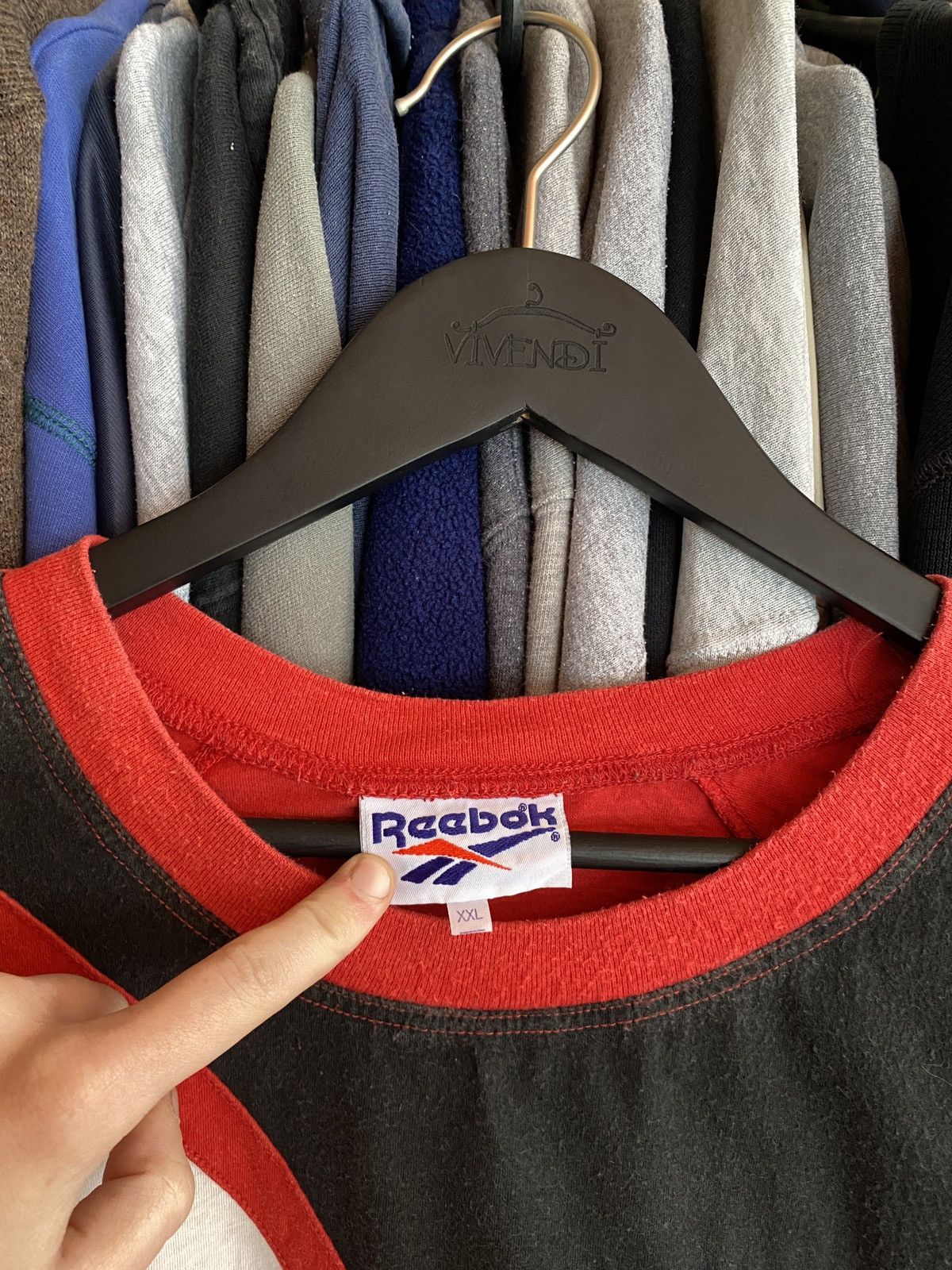 Reebok VINTAGE REEBOK BIG LOGO BAGGY T-shirt 90s Size US XXL / EU 58 / 5 - 4 Thumbnail