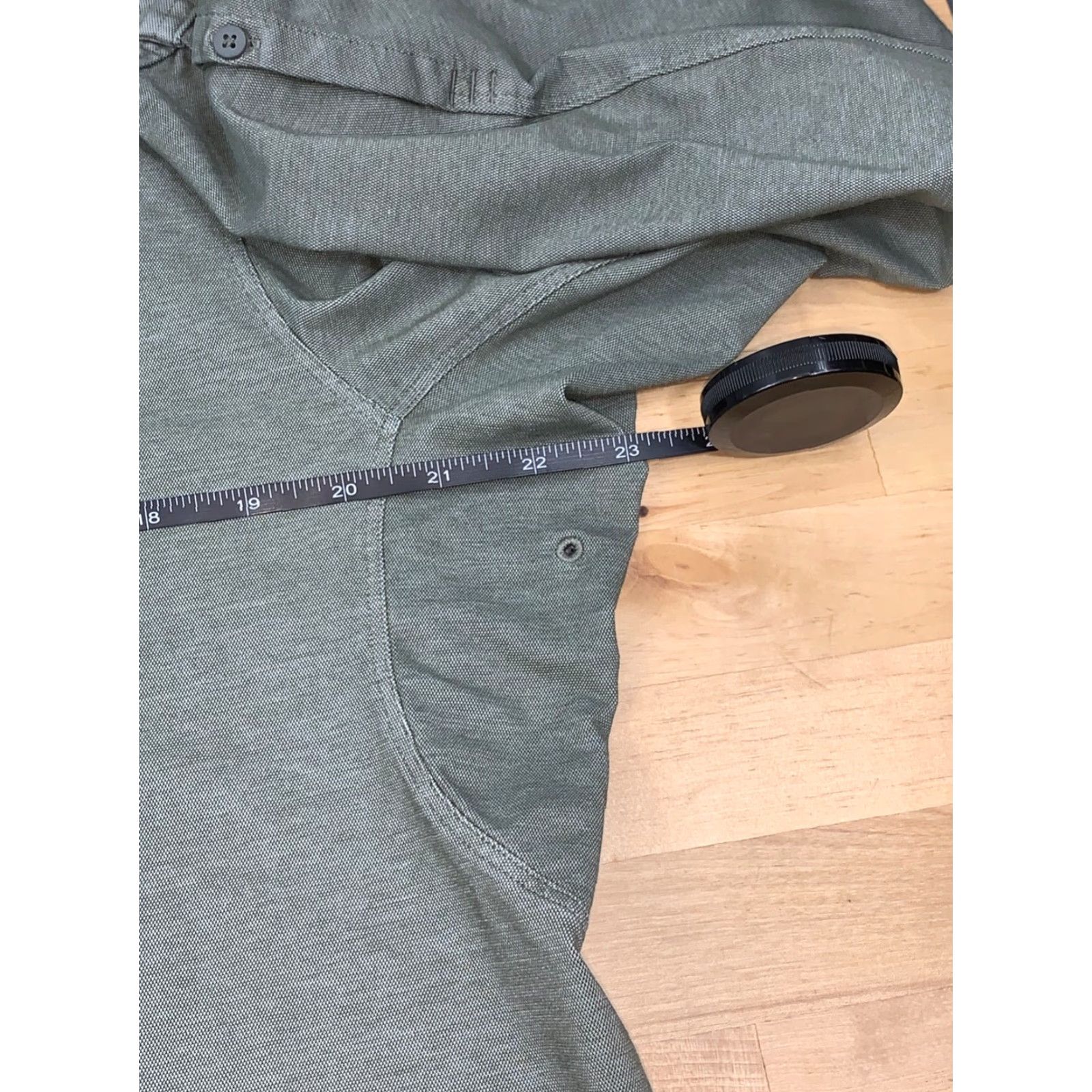 Lululemon Lululemon Men's Button-Up Long Sleeve M Green Casual Shirt Size US M / EU 48-50 / 2 - 6 Thumbnail