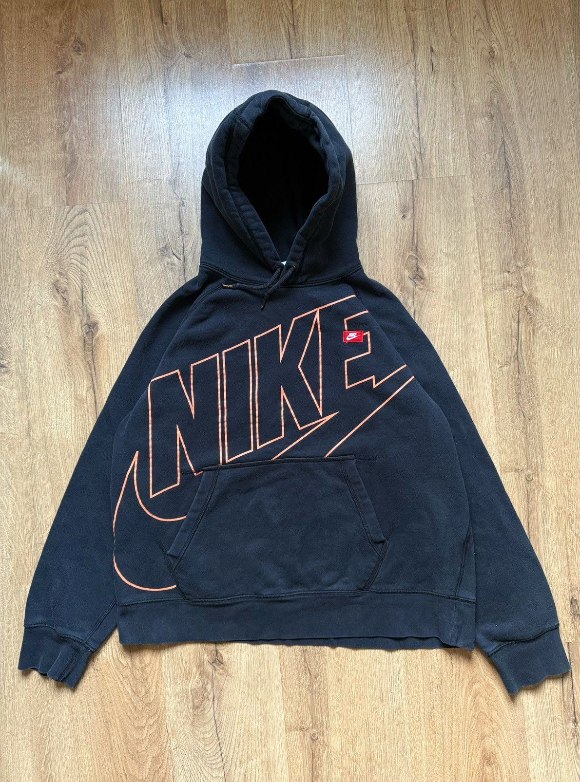 Nike Vintage Nike Logo Hoodie Size US XL / EU 56 / 4 - 1 Thumbnail