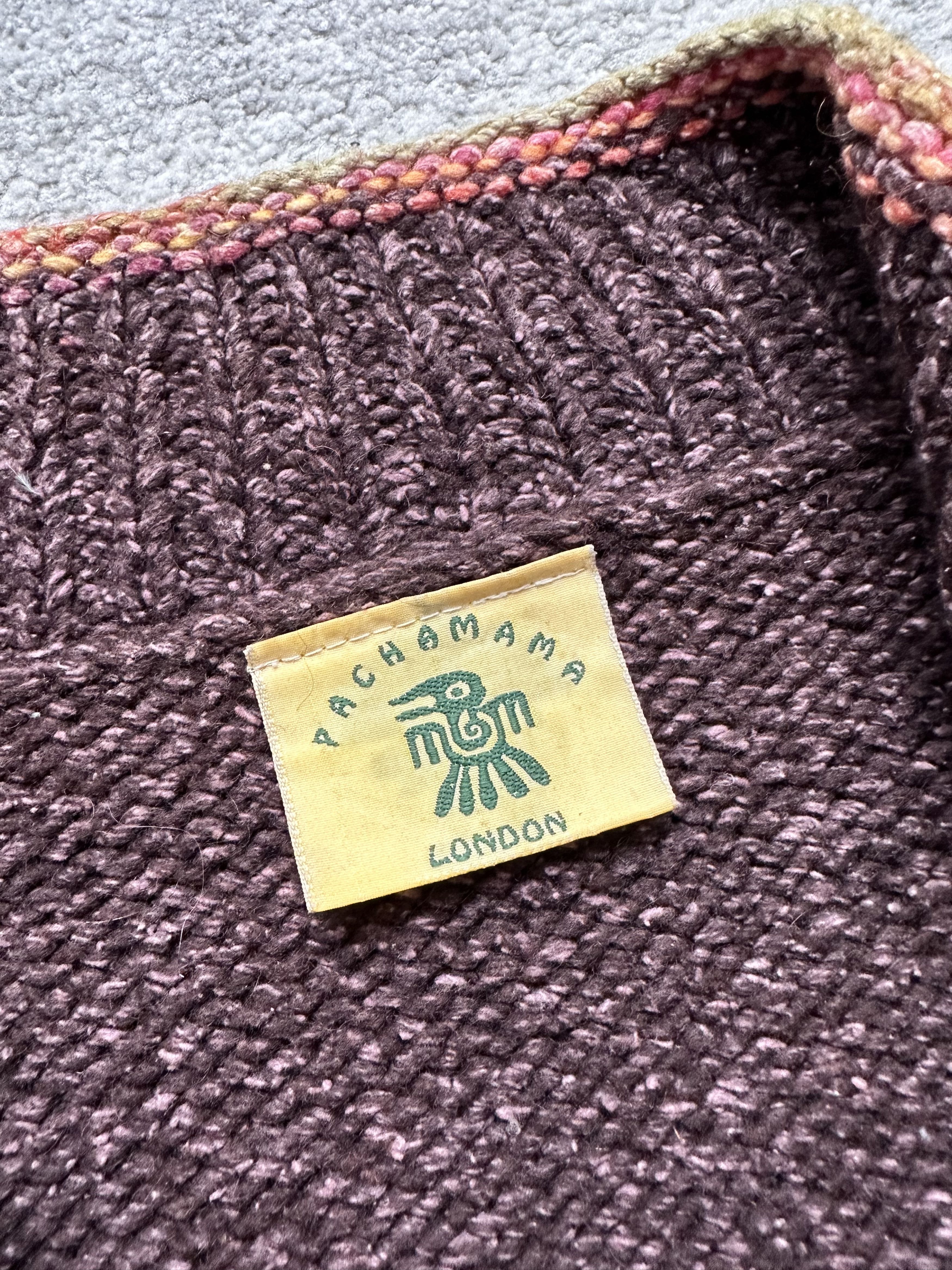 Other Pachamama Vintage Zip Sweater Size L / US 10 / IT 46 - 8 Thumbnail
