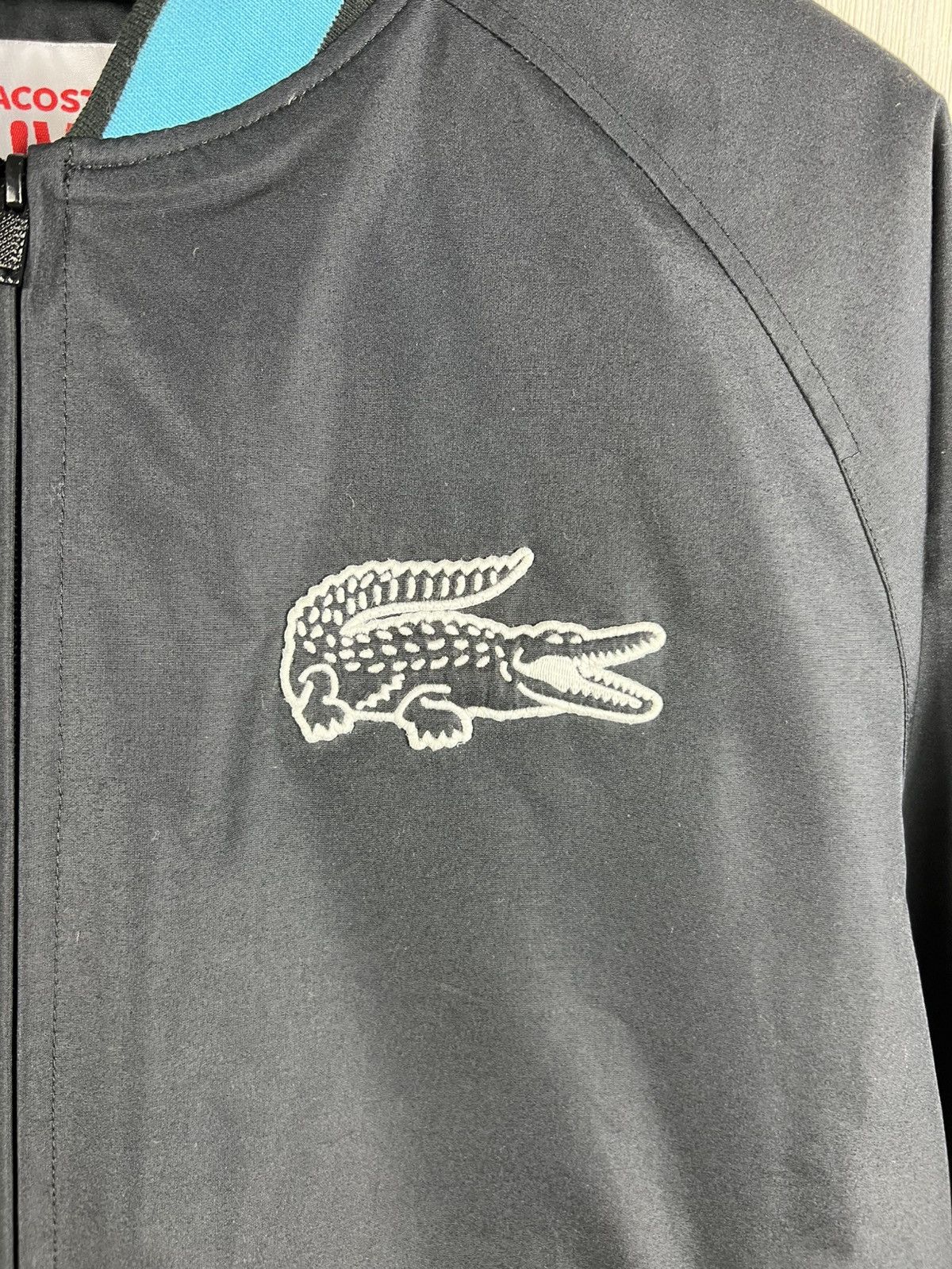 Lacoste Lacoste Live bomber jacket big crocodile logo L!ve Size US L / EU 52-54 / 3 - 9 Thumbnail