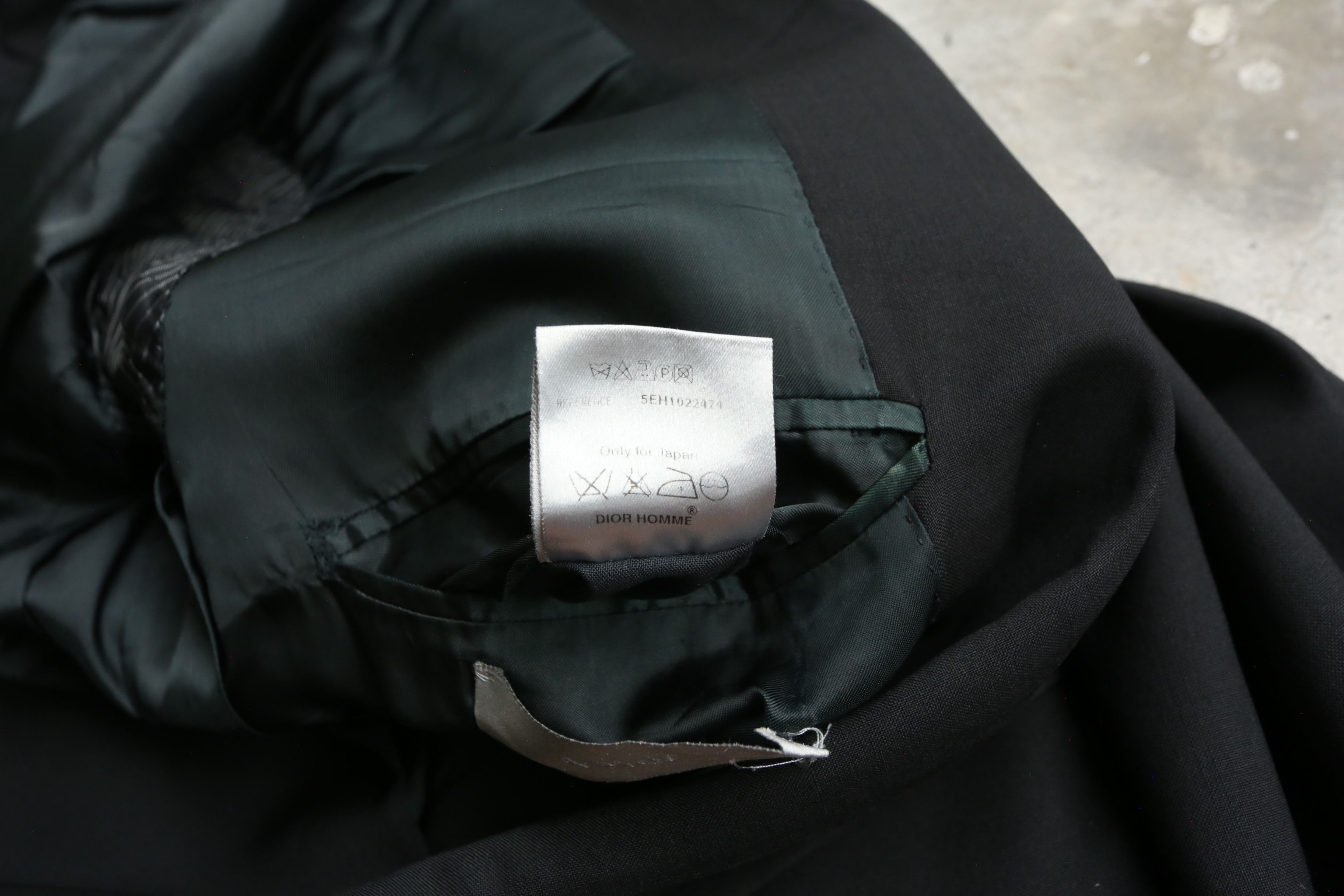 Dior Dior - Hedi Slimane - S/S 05 - Peak-Lapel 2B Blazer Size 52S - 8 Thumbnail