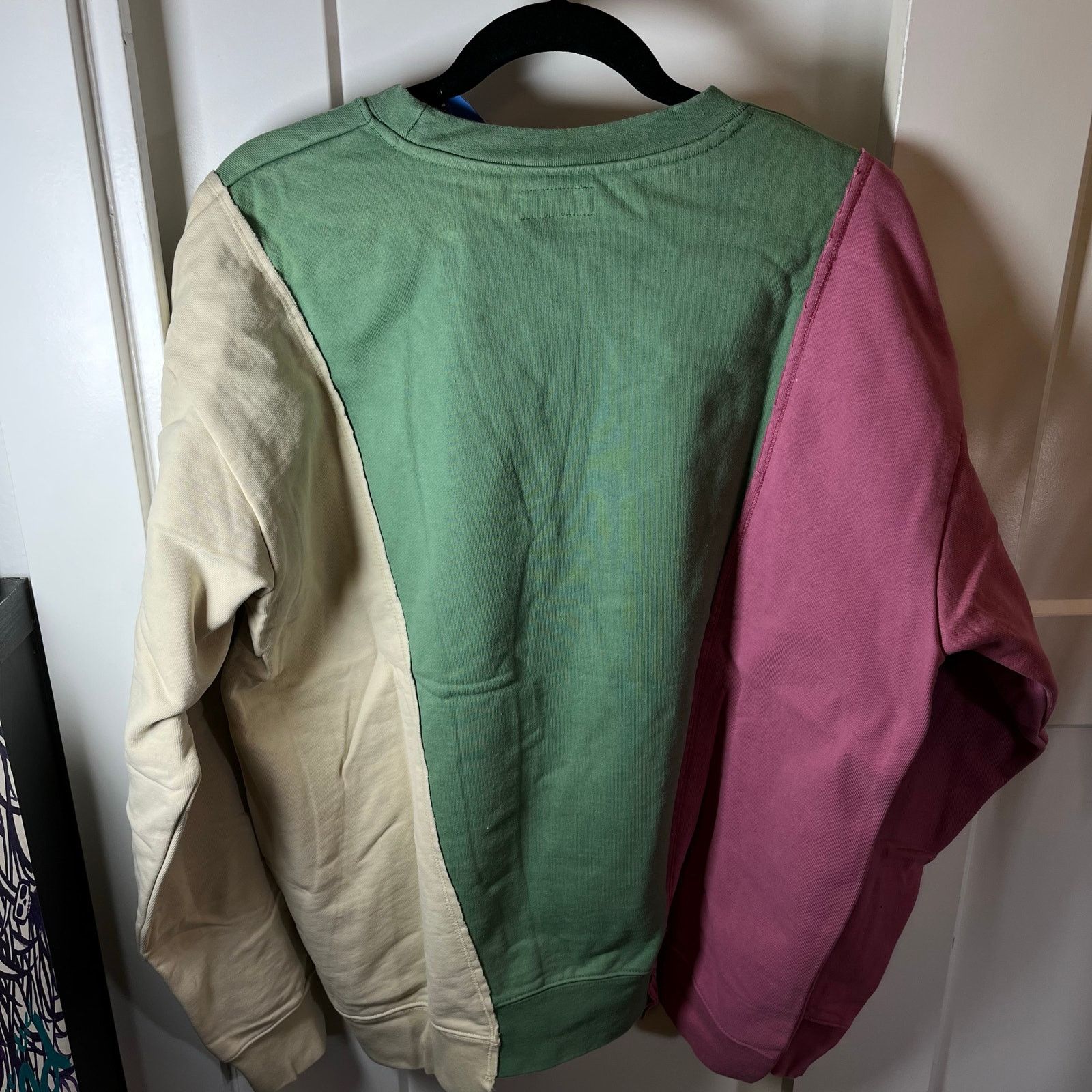 Market •NWT• Ma®ket Studios MARKET Tri-Split Crewneck •Men’s Large Size US L / EU 52-54 / 3 - 3 Thumbnail