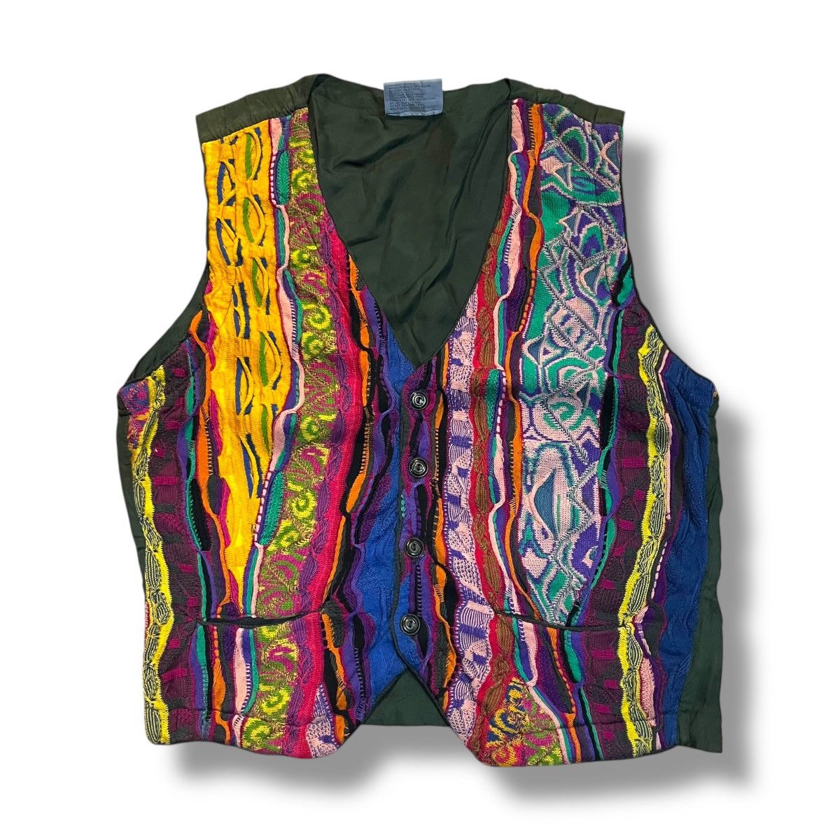 Coogi COOGI big notorious style knit cable vest Size US M / EU 48-50 / 2 - 1 Thumbnail