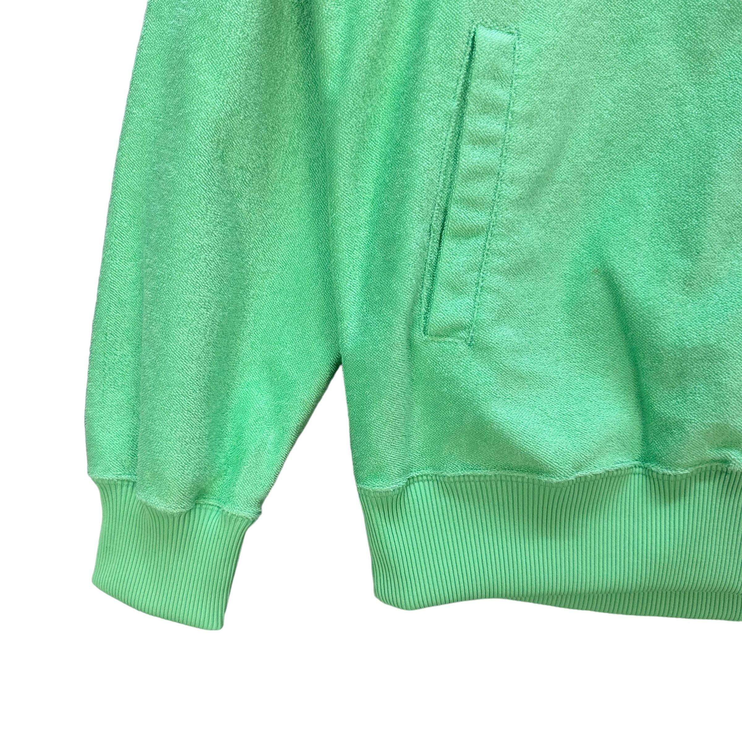 Asics 90's Asics Green Sweater Jacket Track Jacket #A1-0029 Size US M / EU 48-50 / 2 - 5 Thumbnail