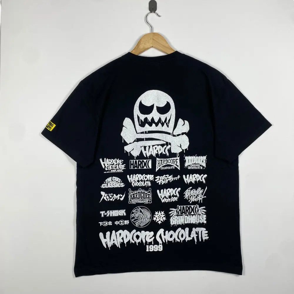 Japanese Brand Japanese Brand HARDCORE CHOCOLATE Cult Fashion All Logo Tee Size US L / EU 52-54 / 3 - 4 Thumbnail