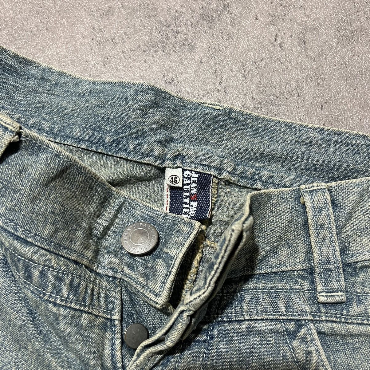 Jean Paul Gaultier Jean's Paul Gaultier Multi Panel Bootcut Jeans Size 30" / US 8 / IT 44 - 4 Thumbnail