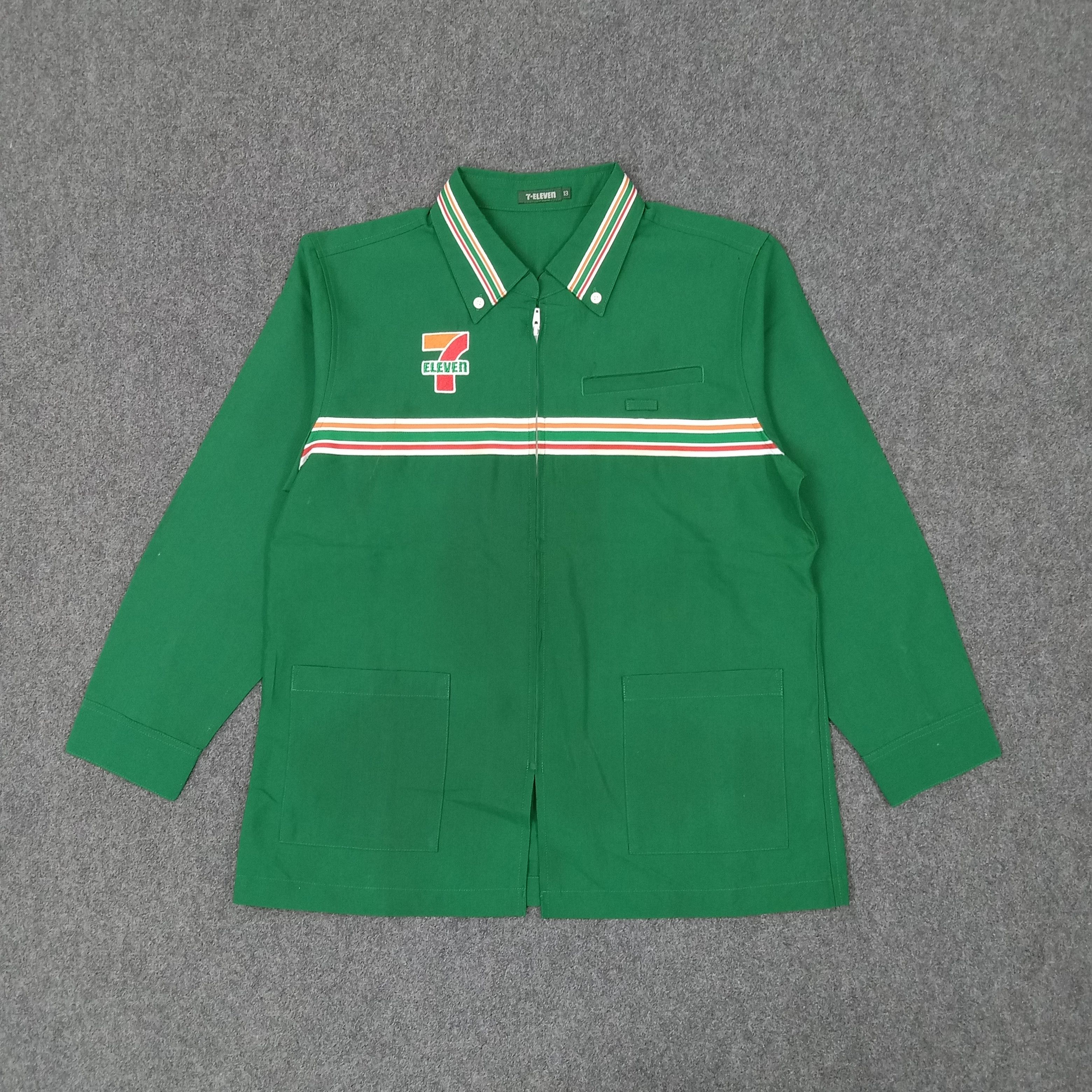 Japanese Brand × Vintage Vintage 7 Eleven Japanese Brand Staff Jacket Size US M / EU 48-50 / 2 - 3 Thumbnail
