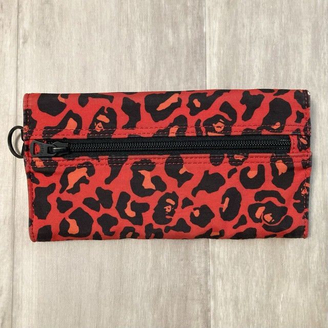 Bape × Porter BAPE × PORTER LONG WALLET Leopard Camo Red a bathing ape Size ONE SIZE - 2 Thumbnail