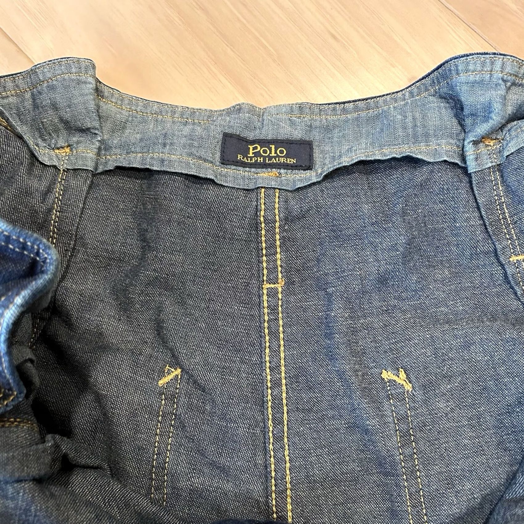 Polo Ralph Lauren Polo Ralph Lauren Indigo Paperbag Belted Jean High Rise Women’s 31x29 Blue Denim 100% Cotton Slim Relaxed Vintage: No Womens Jeans Size 24" / US 00 / IT 34 - 5 Thumbnail