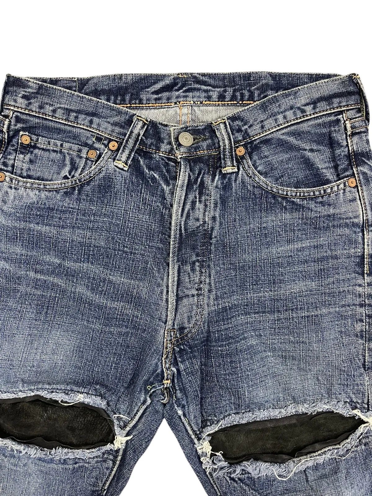 Full Count & Co. FULLCOUNT & CO. Japan 1414 Distressed Denim Size US 30 / EU 46 - 5 Thumbnail