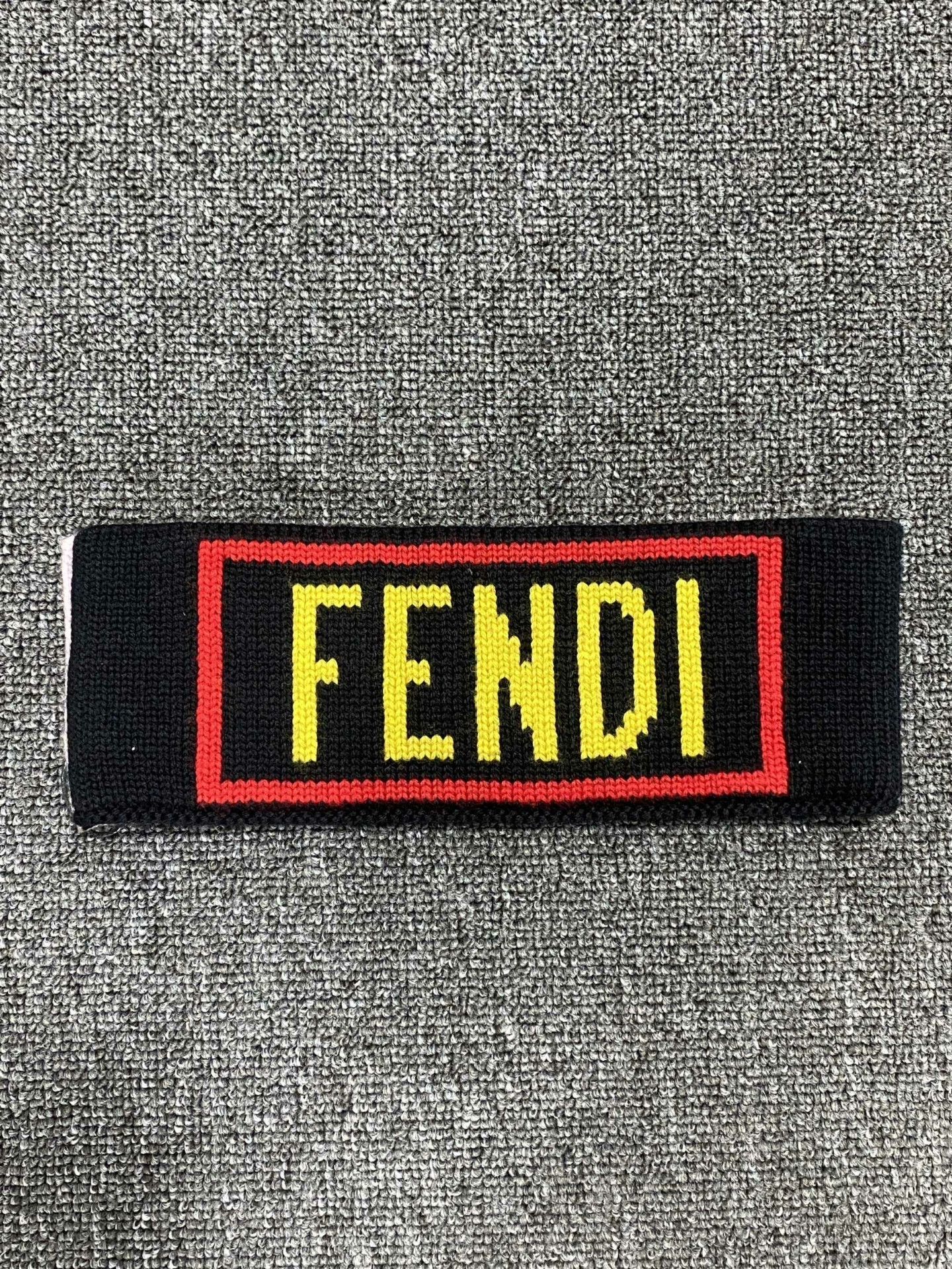 Fendi Fendi Retro Wool Multi Scarf one size Men Size ONE SIZE - 1 Thumbnail