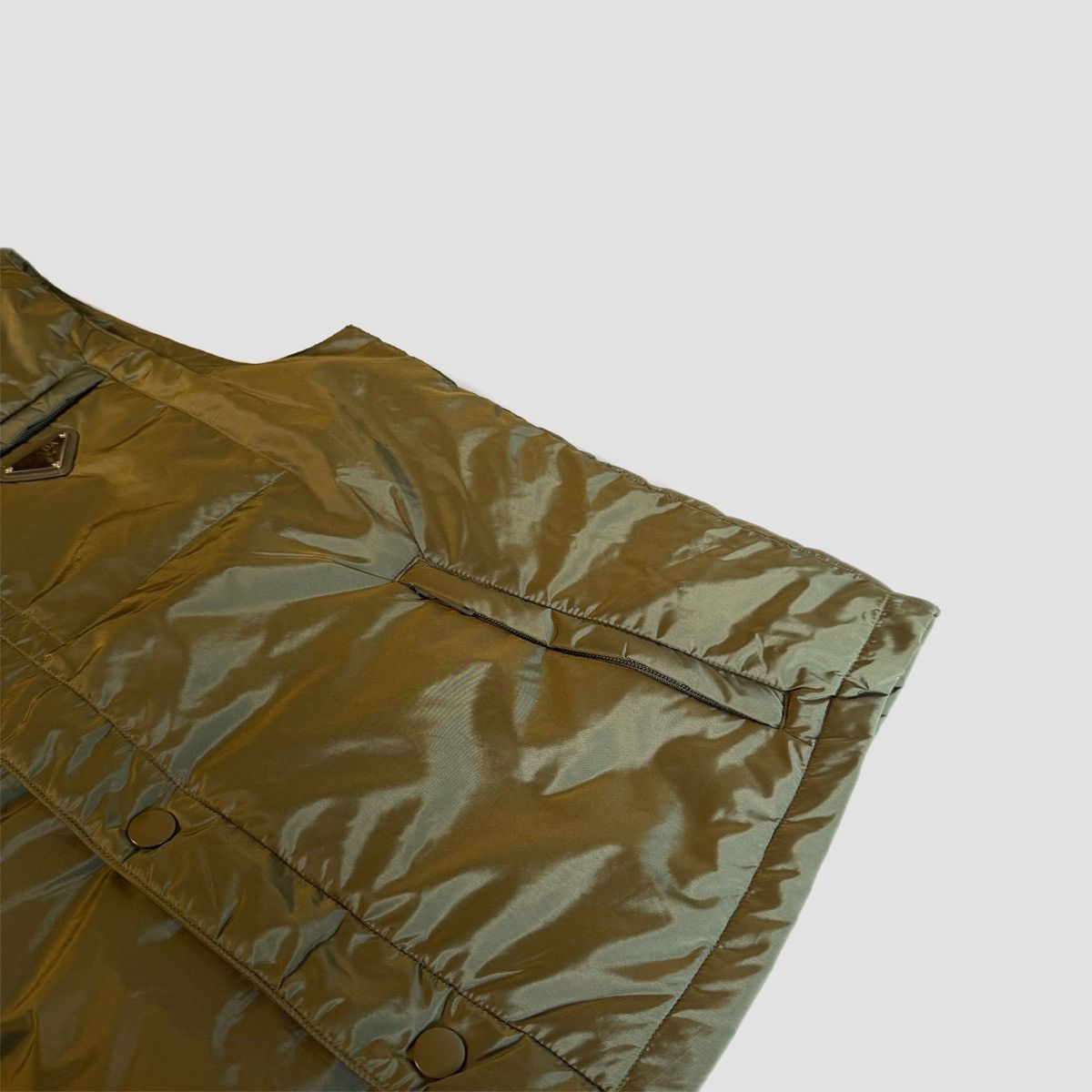 Prada Prada Re-Nylon Gilet Green Size US M / EU 48-50 / 2 - 9 Thumbnail