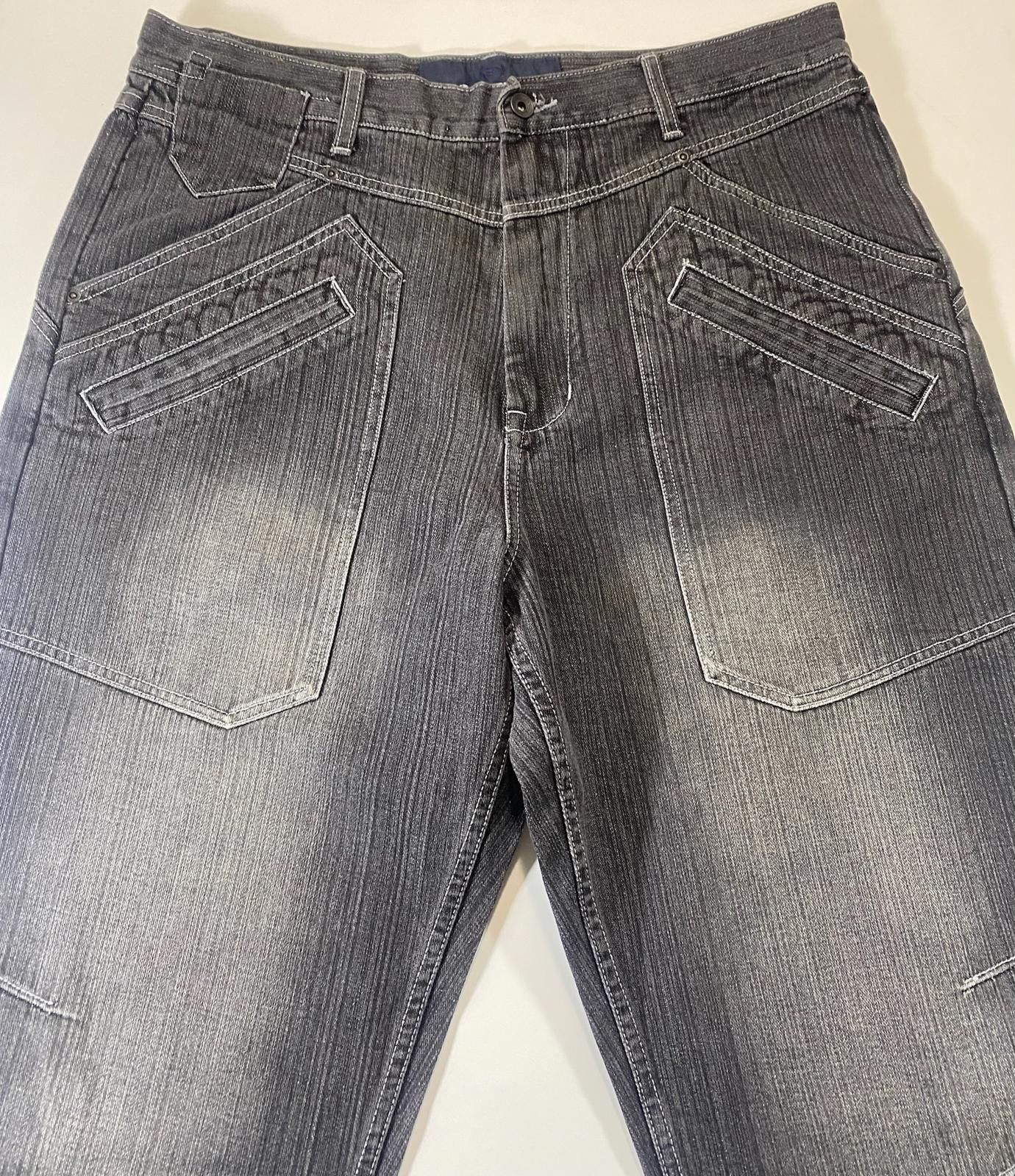 Unknown London Vintage phat farm Gray Denim Jeans 36 Size US 36 / EU 52 - 2 Thumbnail