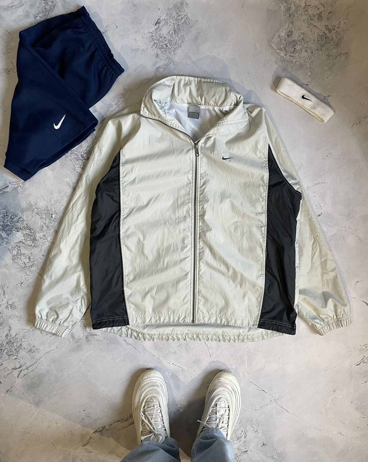 Nike Nike Vintage Track Jacket 90s Size US XL / EU 56 / 4 - 4 Thumbnail