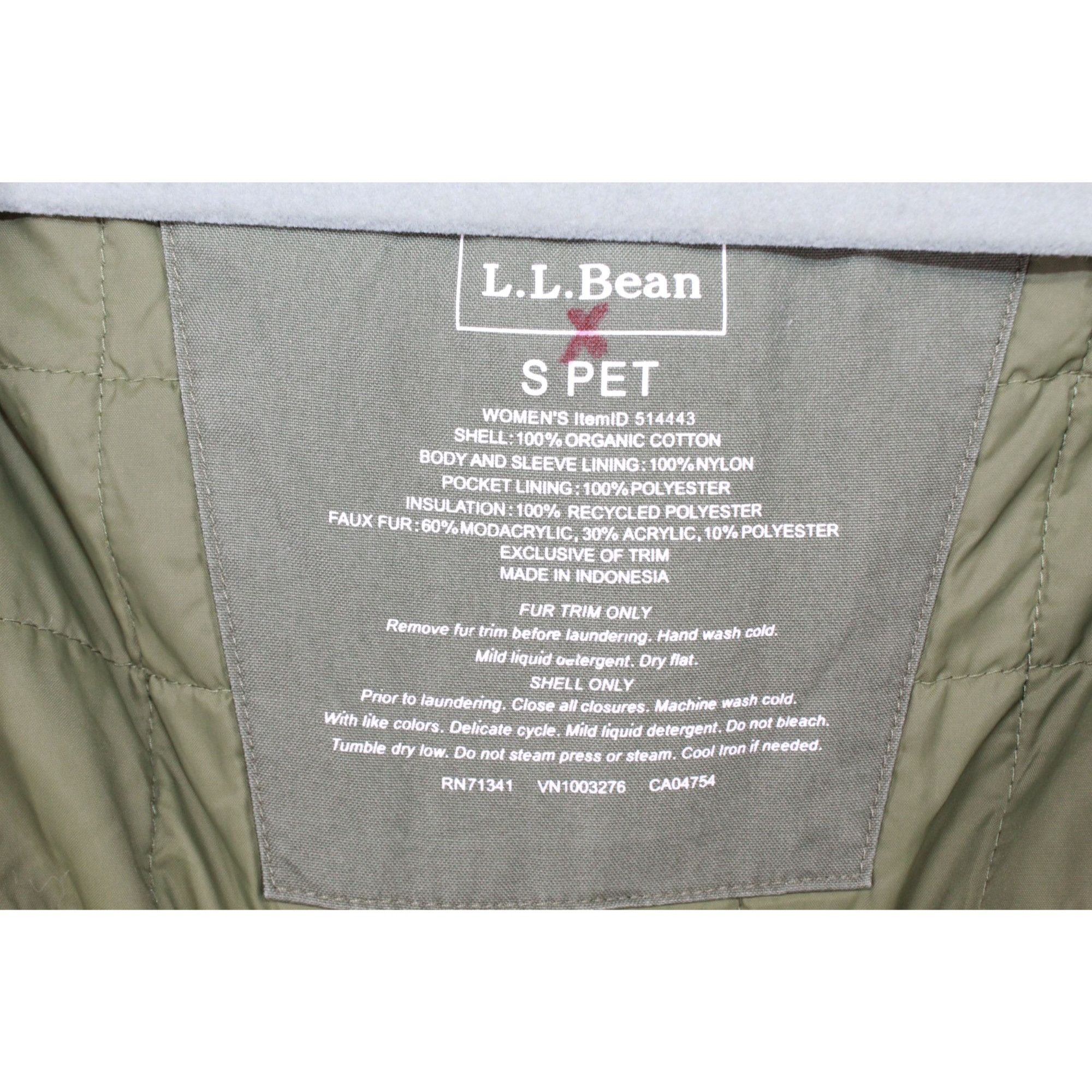 L.L. Bean LL Bean Women's East End Parka Deep Olive Size Small Pet Size S / US 4 / IT 40 - 7 Thumbnail