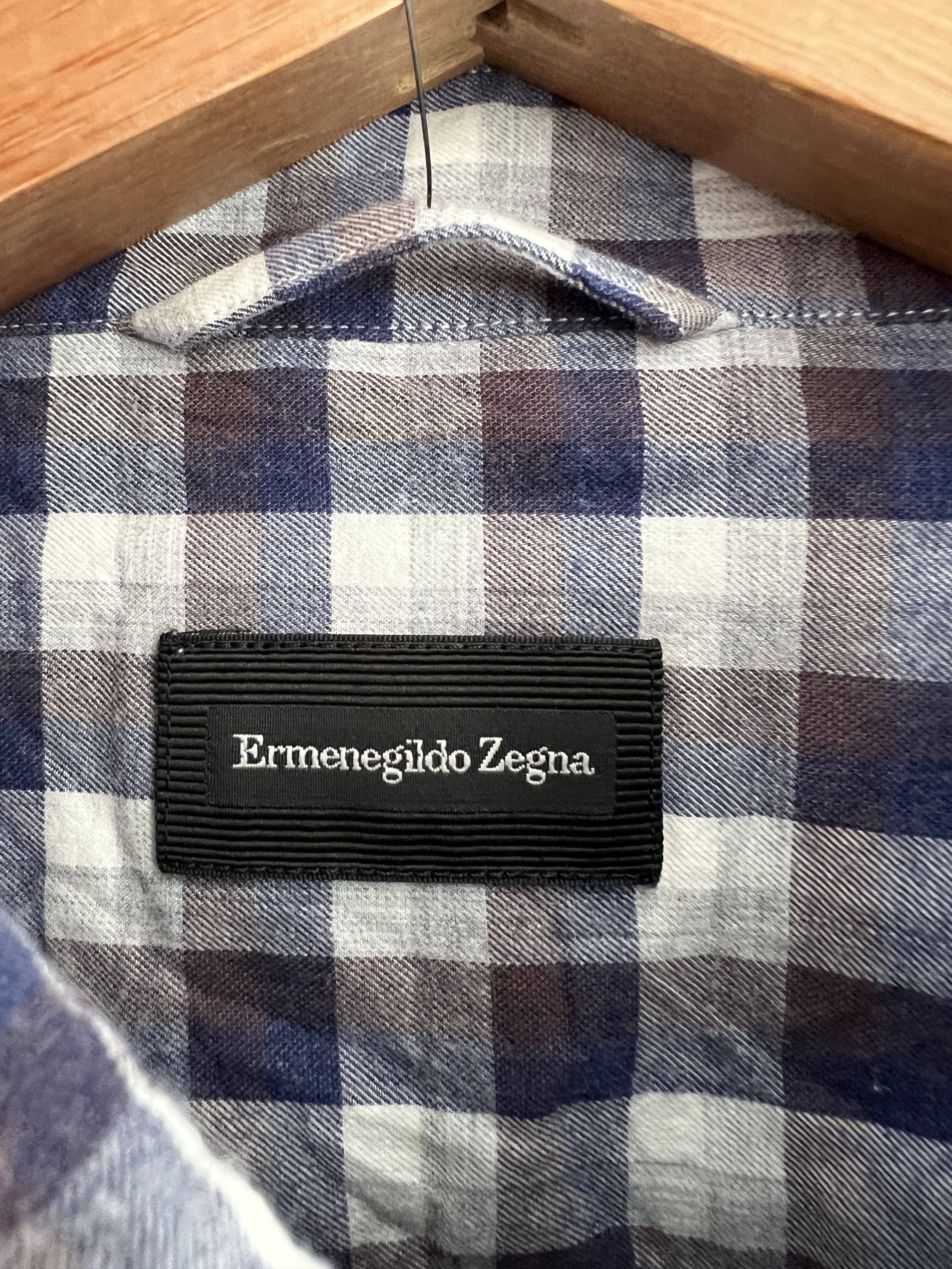 Ermenegildo Zegna Ermenegildo Zegna Shirt L Size US L / EU 52-54 / 3 - 2 Thumbnail