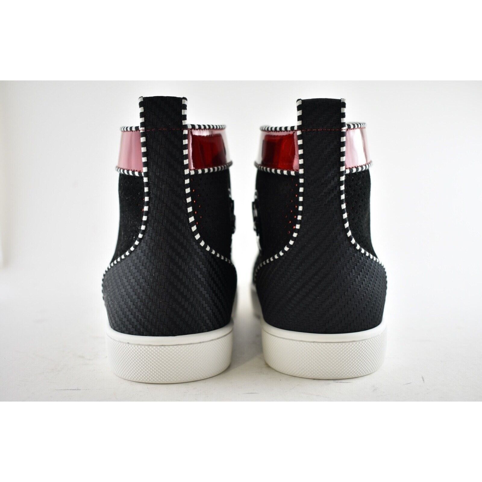 Christian Louboutin Christian Louboutin Mens Lou Pik Pik Orlato Flat Black Red Size US 9.5 / EU 42-43 - 11 Thumbnail