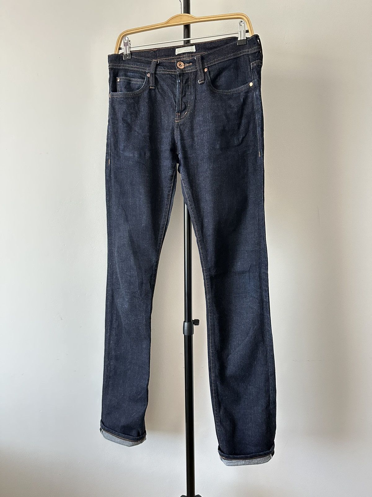 The Unbranded Brand The Unbranded Brand UB122 Skinny 11oz Stretch Selvedge Denim Size US 30 / EU 46 - 1 Thumbnail