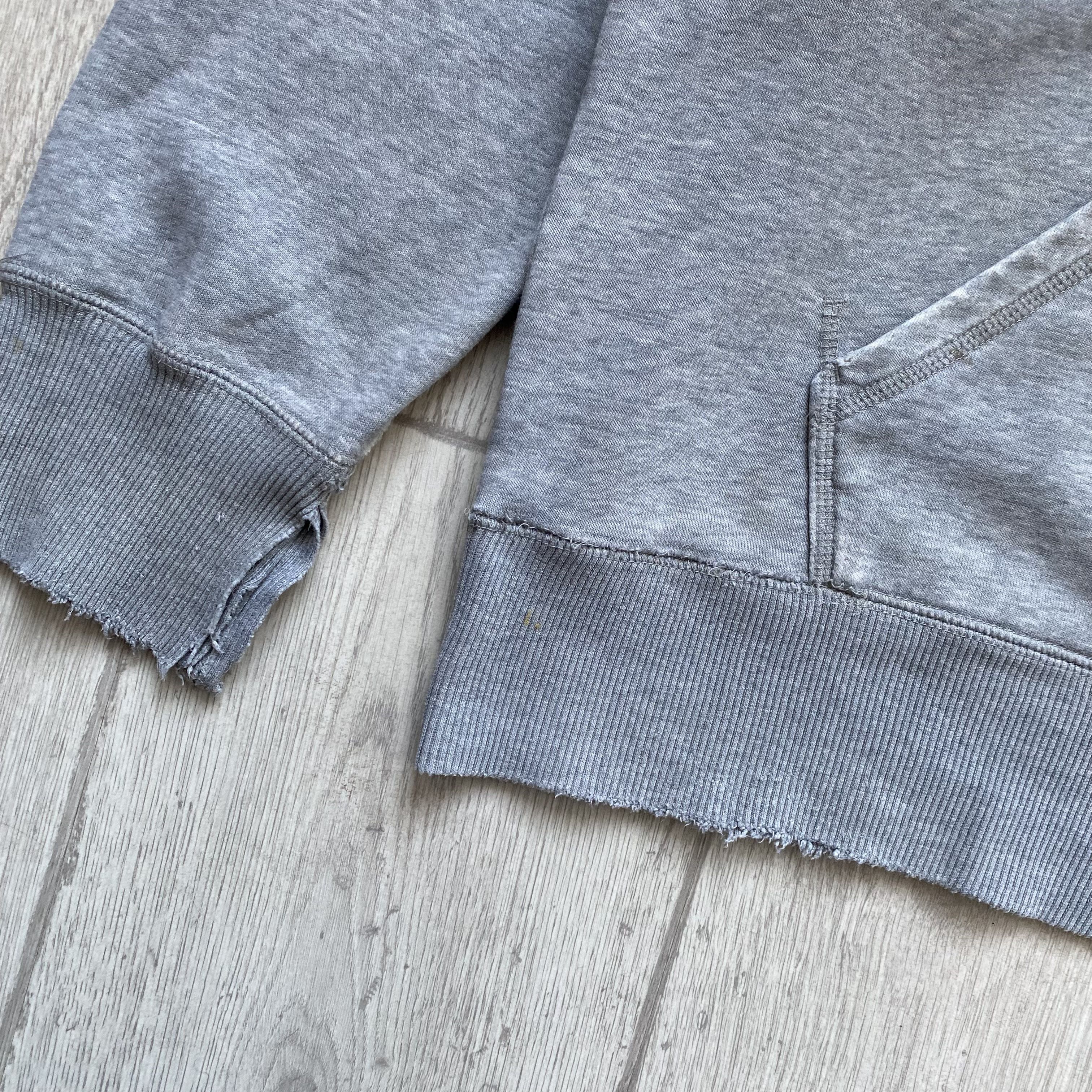 Nike Vintage 90s Trashed Nike Hoodie Centr Logo Silver Tags Size US M / EU 48-50 / 2 - 6 Thumbnail