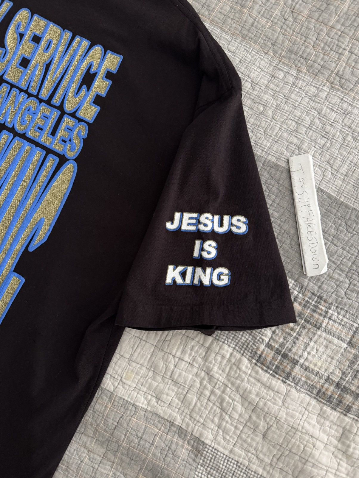 AWGE × Kanye West AWGE Jesus Is King T-Shirt Sunday Service LA Kanye West Size US L / EU 52-54 / 3 - 4 Thumbnail