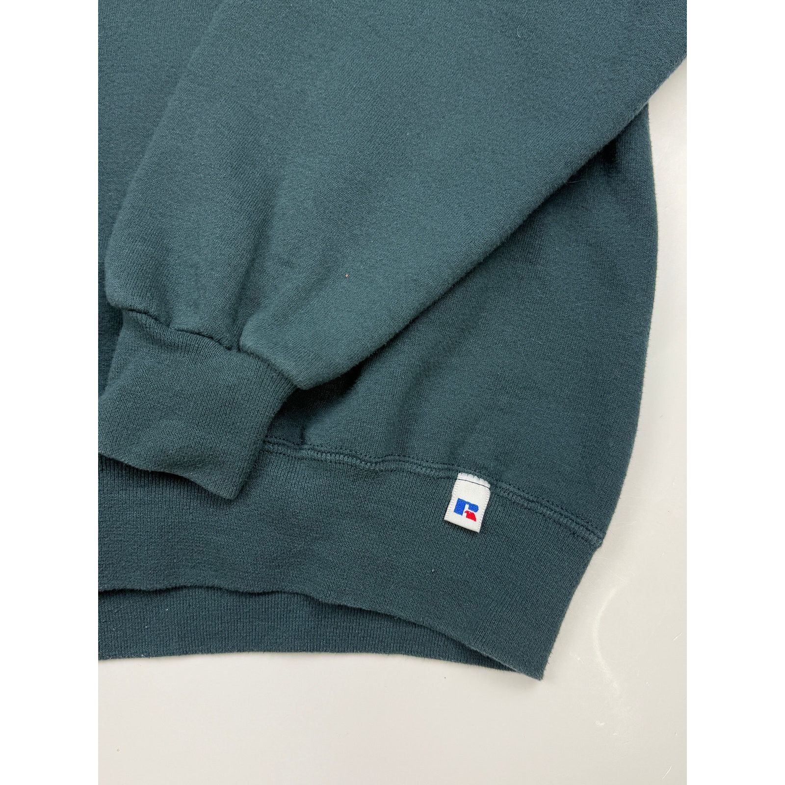 Vintage Vintage 90s Russell Athletic Boxy Turtleneck XL Blue Green Size US XL / EU 56 / 4 - 5 Thumbnail