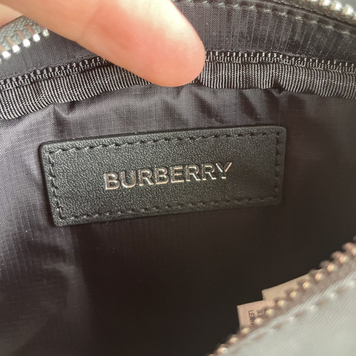 Burberry Burberry Nylon Waist Bag Grey Size ONE SIZE - 8 Thumbnail