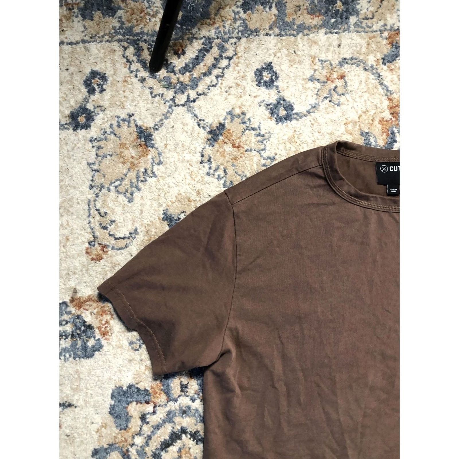 Cuts Cuts Shirt Mens Small Brown Short Sleeve Solid Tee Crewneck Basic Casual Size US S / EU 44-46 / 1 - 3 Thumbnail