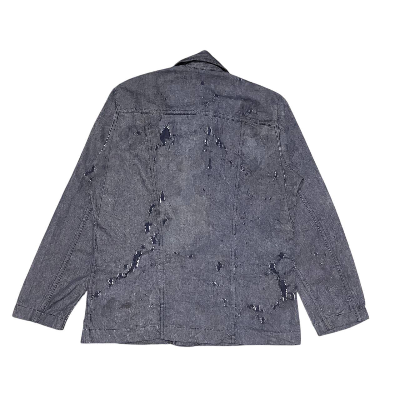 Vintage Vintage Adolphe Lafont Thrashed Denim Jacket Size US S / EU 44-46 / 1 - 14 Thumbnail