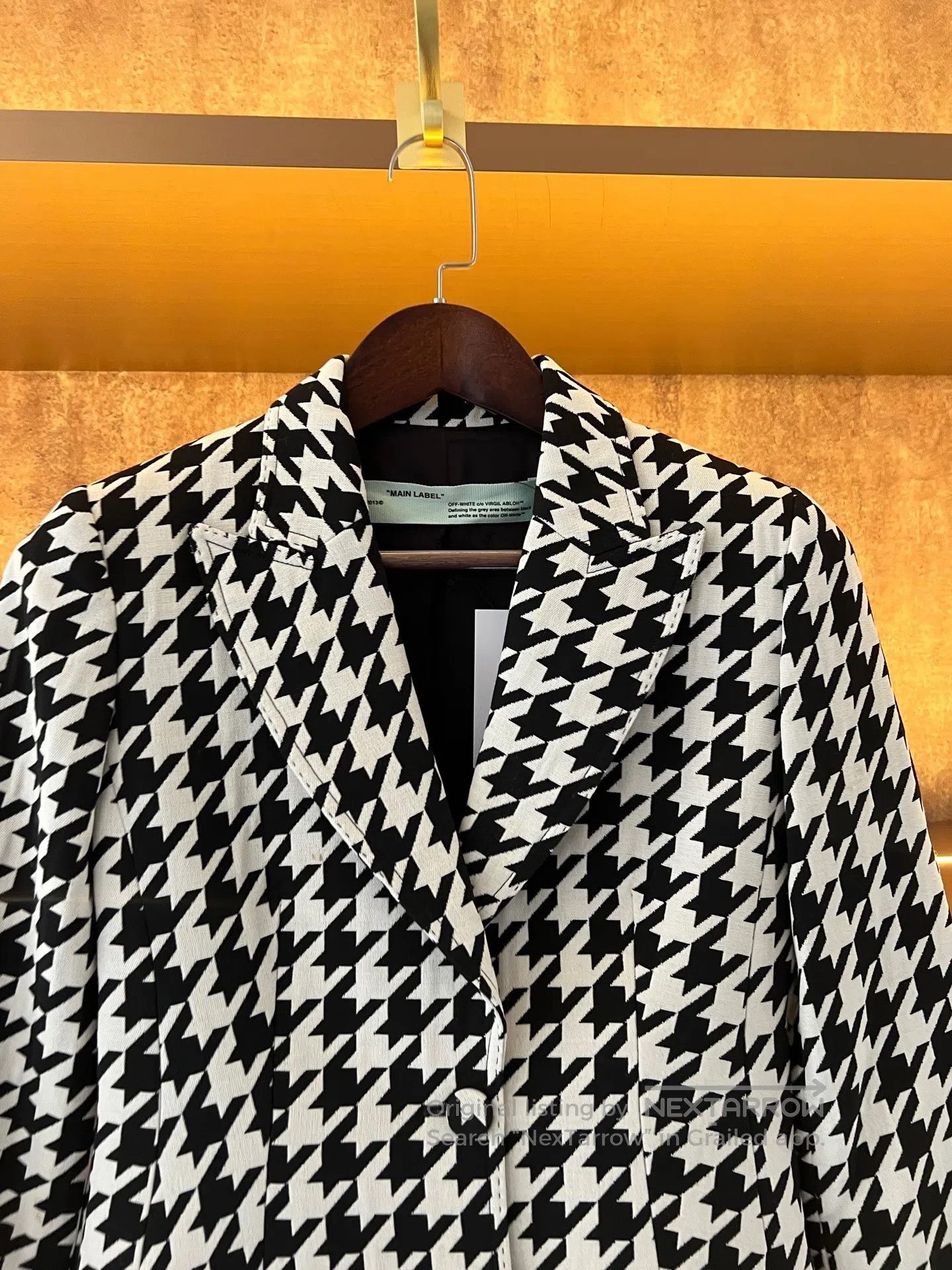 Off-White off-white Herringbone Suit| Size XS / US 0-2 / IT 36-38 - 3 Thumbnail