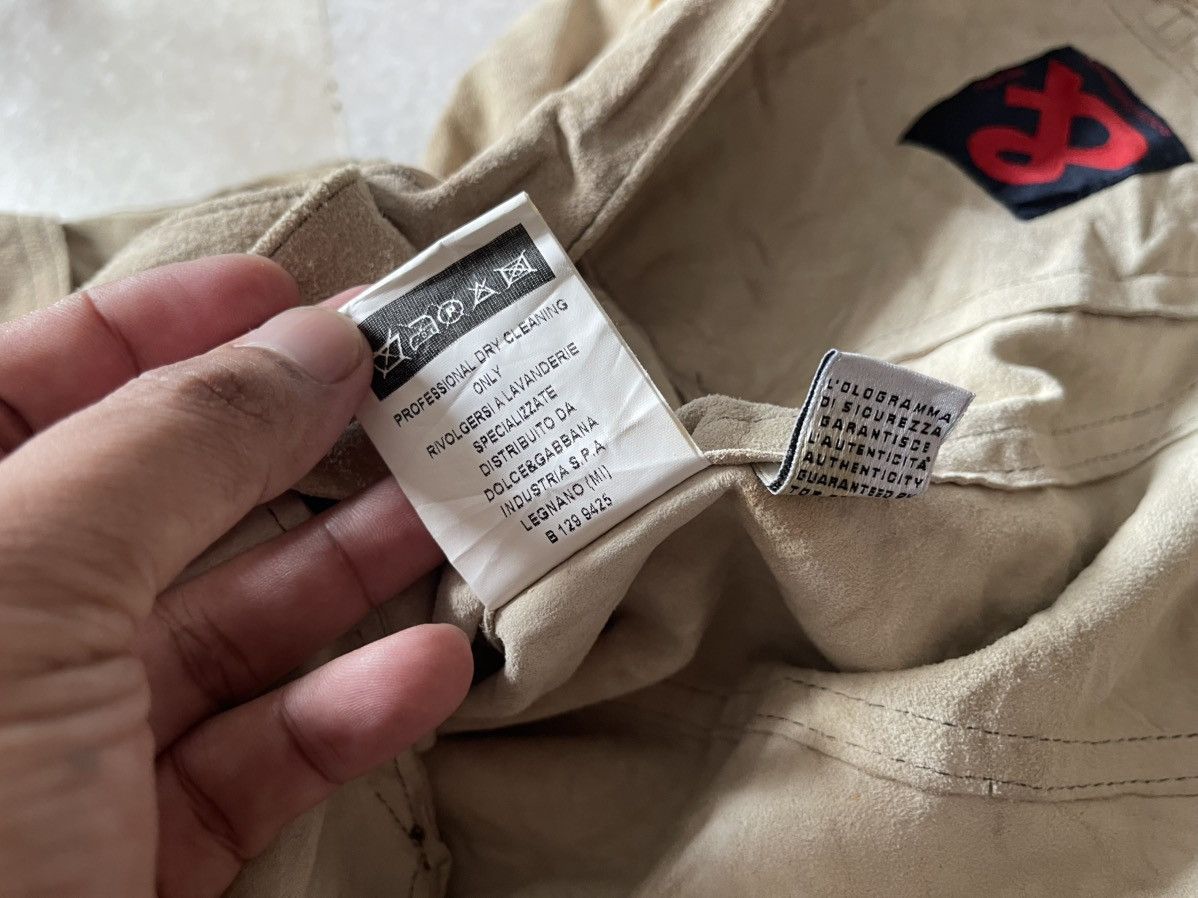 Dolce & Gabbana 2000s Dolce & Gabbana Suede Leather Jacket #98 Size XXS / US 00 / IT 34 - 13 Thumbnail