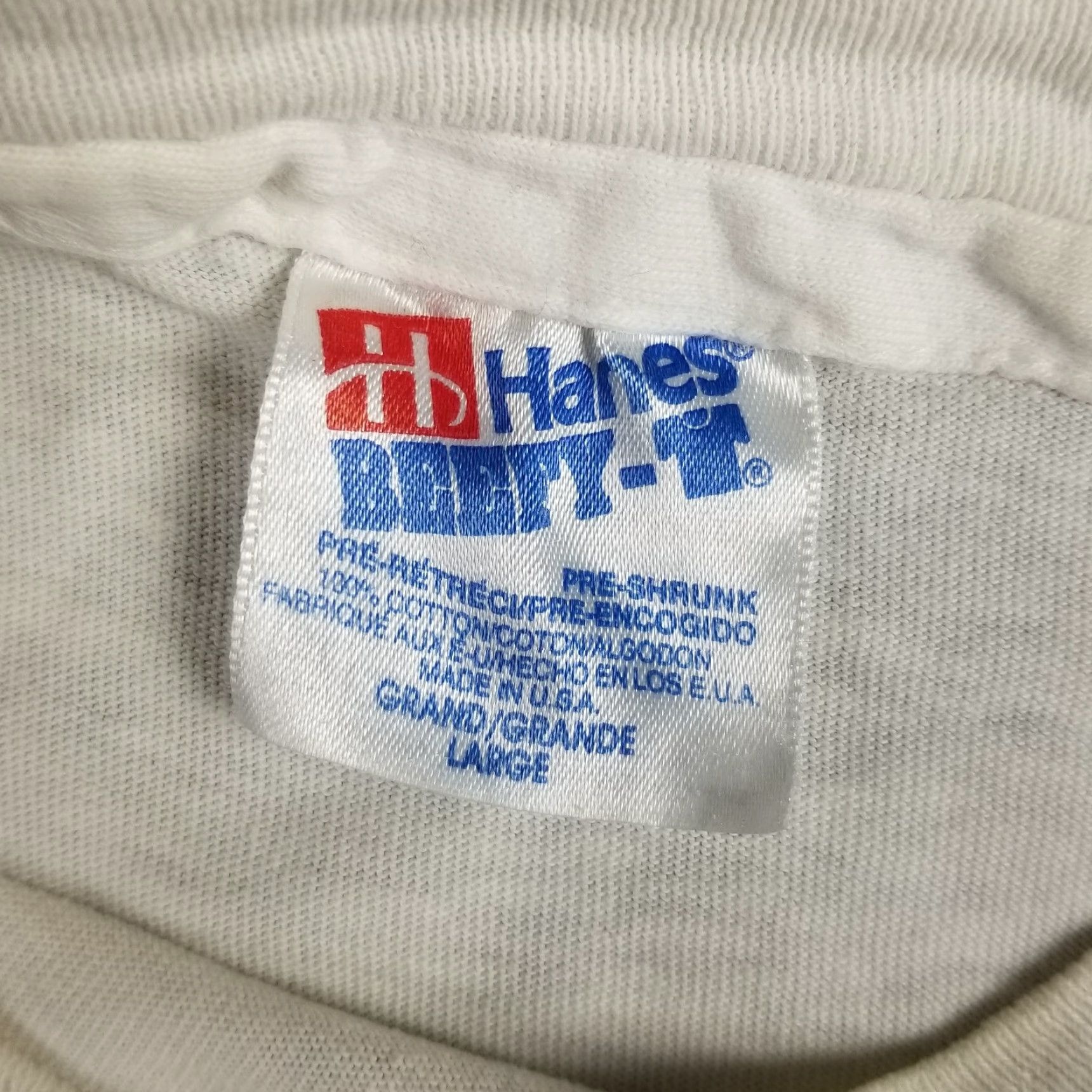 Alife Vintage 90s Unisex Adult T-Shirt White Short Sleeve Crew Neck Regular Fit Retro Nature Bird Moon Hippie USA Medium Size US M / EU 48-50 / 2 - 4 Thumbnail