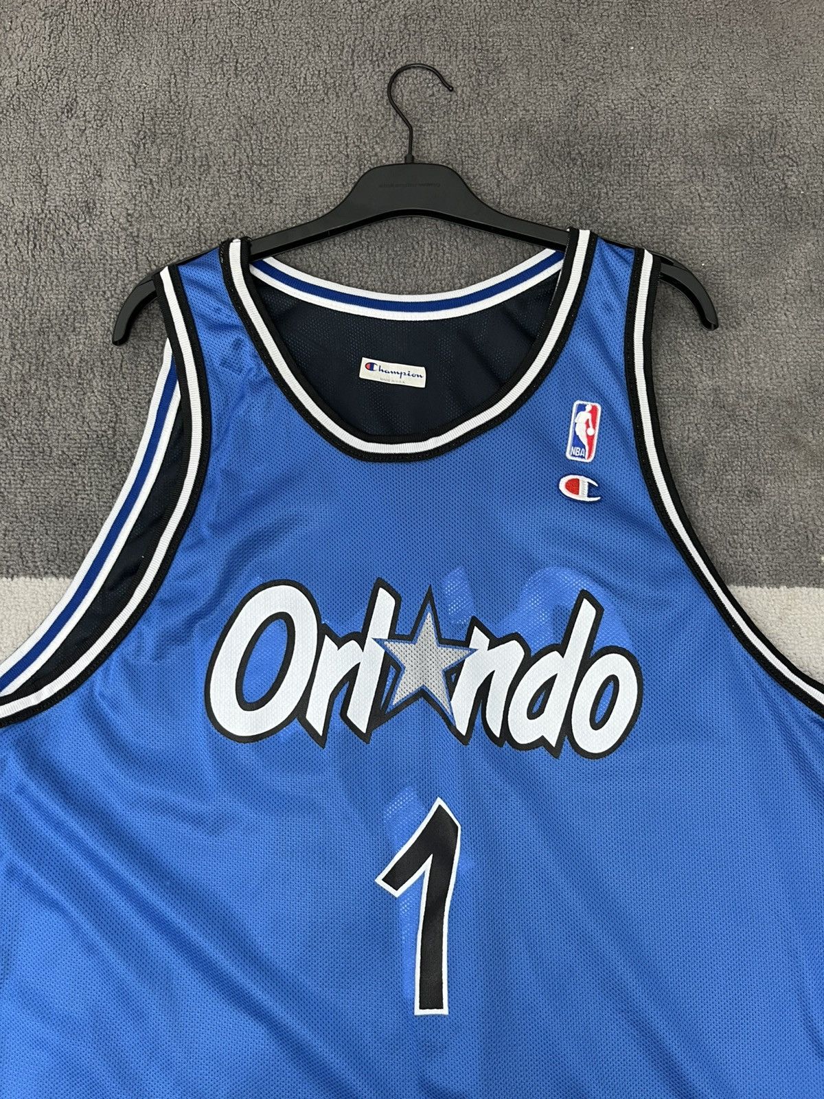 NBA NOS Vintage 90s Orlando Magic Hardaway Reversible Jersey Size US XL / EU 56 / 4 - 2 Thumbnail