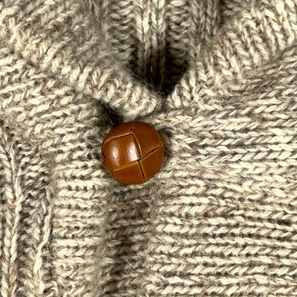Vintage VINTAGE Appalachian Trail Sweater Adult LARGE Brown Oatmeal Wool Shawl USA 90s Size US M / EU 48-50 / 2 - 6 Thumbnail