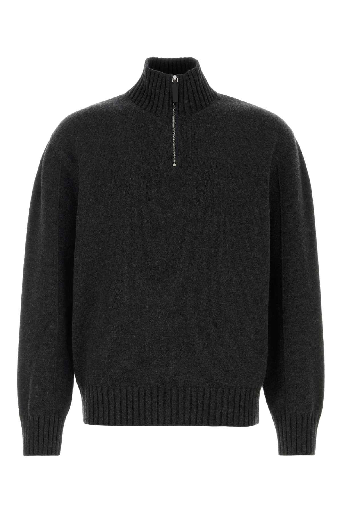 Salvatore Ferragamo Slate Cashmere Blend Sweater Size US M / EU 48-50 / 2 - 1 Thumbnail