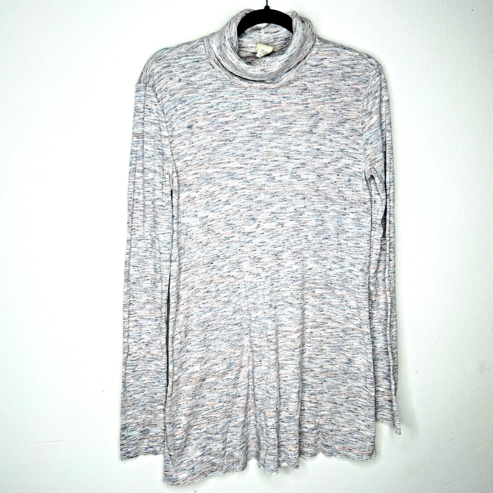Other We The Free Ivory Multi-Color Open Back Turtleneck Tunic M Size M / US 6-8 / IT 42-44 - 1 Thumbnail