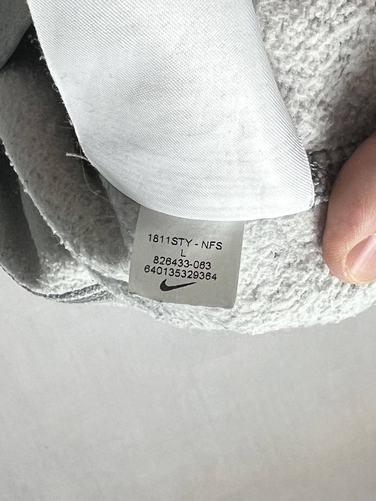 Nike Hoodie Nike small logo y2k grey Size US L / EU 52-54 / 3 - 3 Thumbnail
