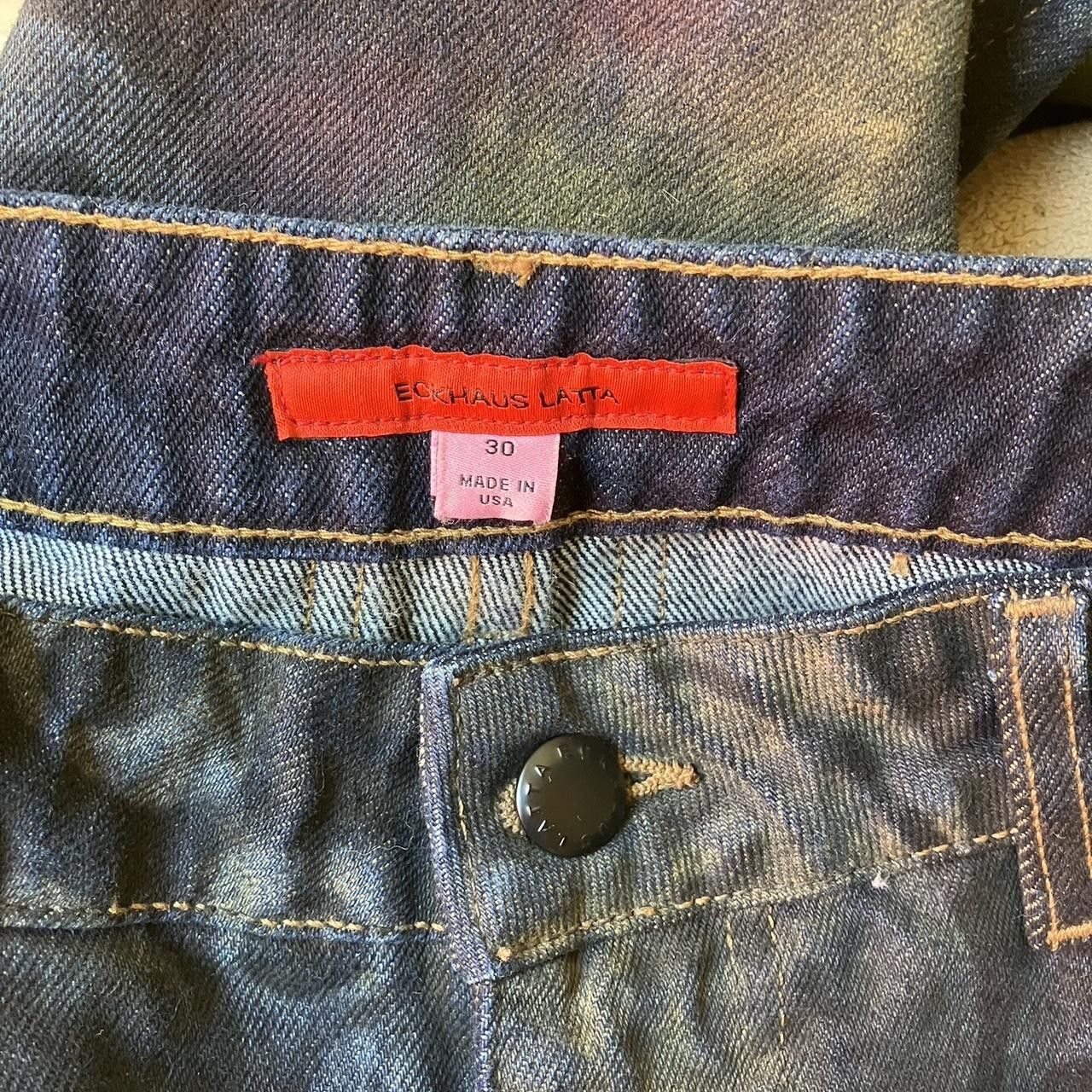 Eckhaus Latta Eckhaus Latta Paisley “peacock” print jeans Size US 30 / EU 46 - 4 Thumbnail