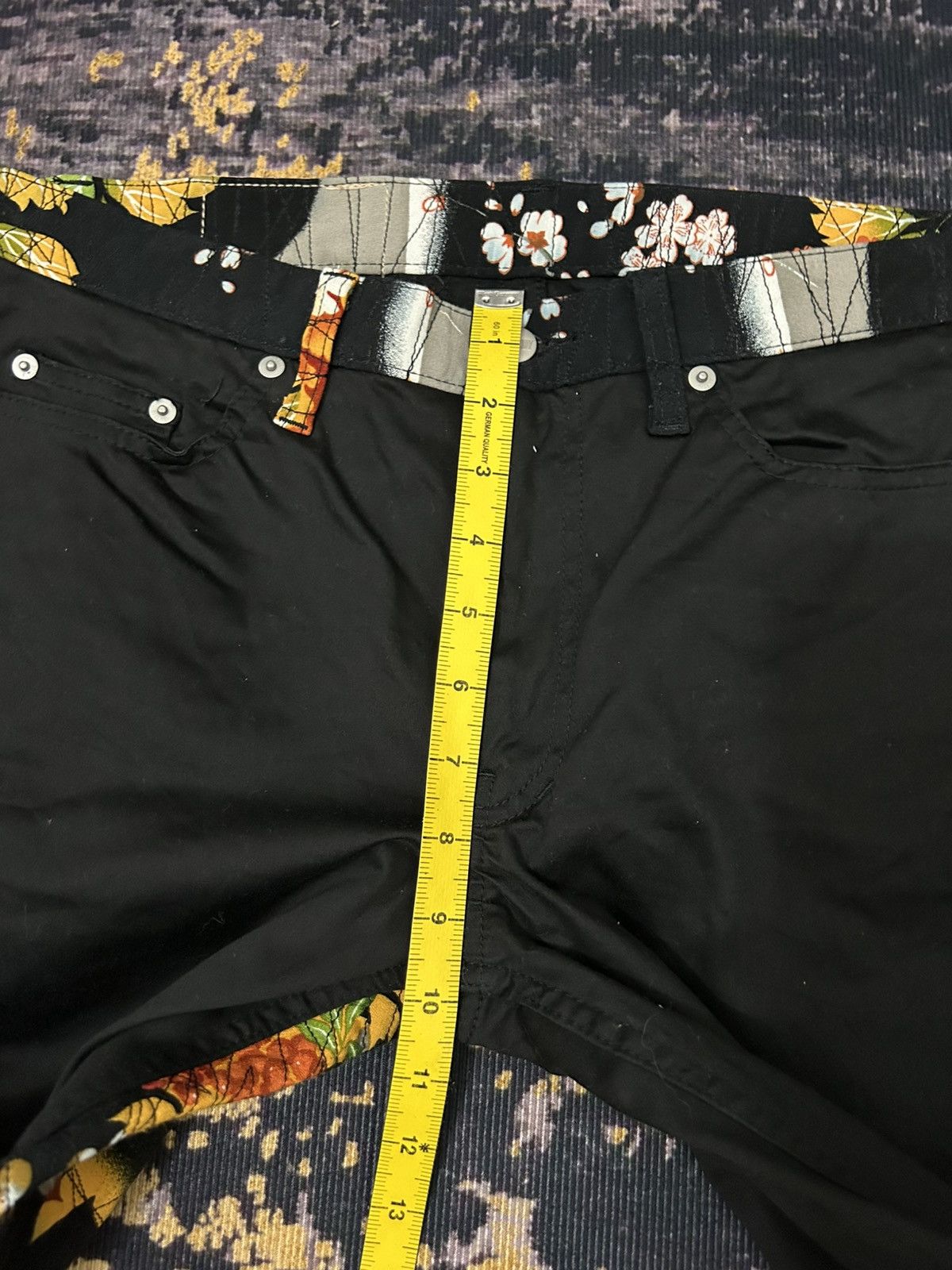 Japanese Brand Japanese Brand Glamdy Flower Motive Restructure Flare Pants Size US 32 / EU 48 - 14 Thumbnail