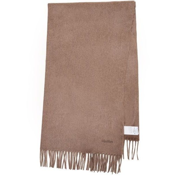 Max Mara MAX MARA Baci Brown Cashmere Scarf New & Authentic Size ONE SIZE - 2 Thumbnail