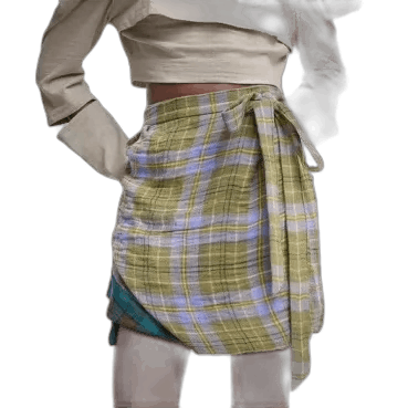 Vivienne Westwood Vivienne Westwood Plaid Wrap Mini Skirt Zora - dmc Size 26" / US 2 / IT 38 - 1 Thumbnail