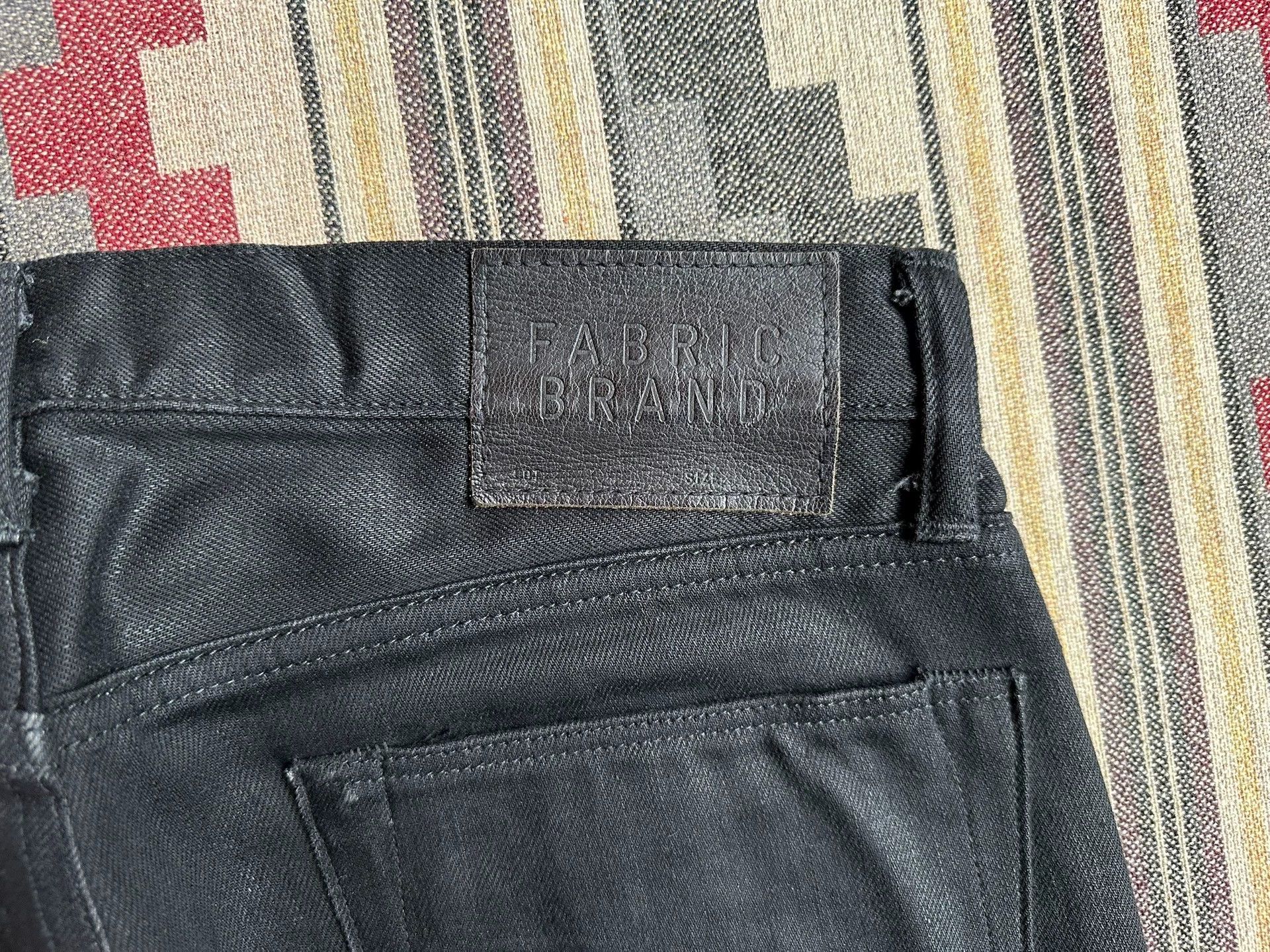 Fabric Brand & Co. Fabric Brand&Co Selvage Denim Straight Black 30/34 Size US 30 / EU 46 - 5 Thumbnail
