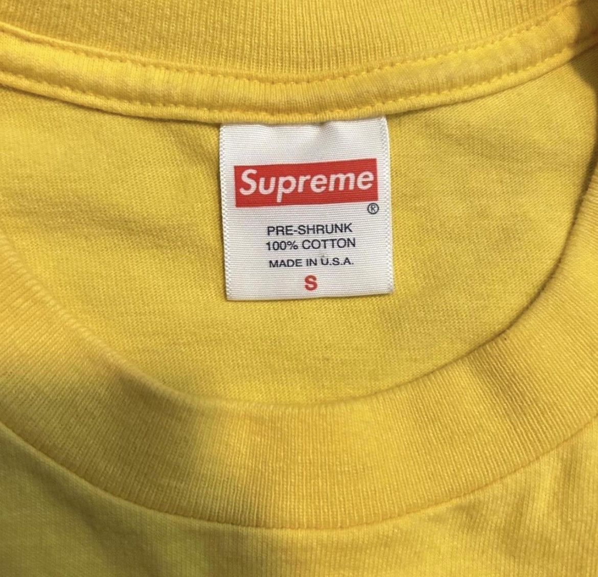Supreme 2023 Supreme NYC Tee ‘Yellow’ Size US S / EU 44-46 / 1 - 5 Thumbnail