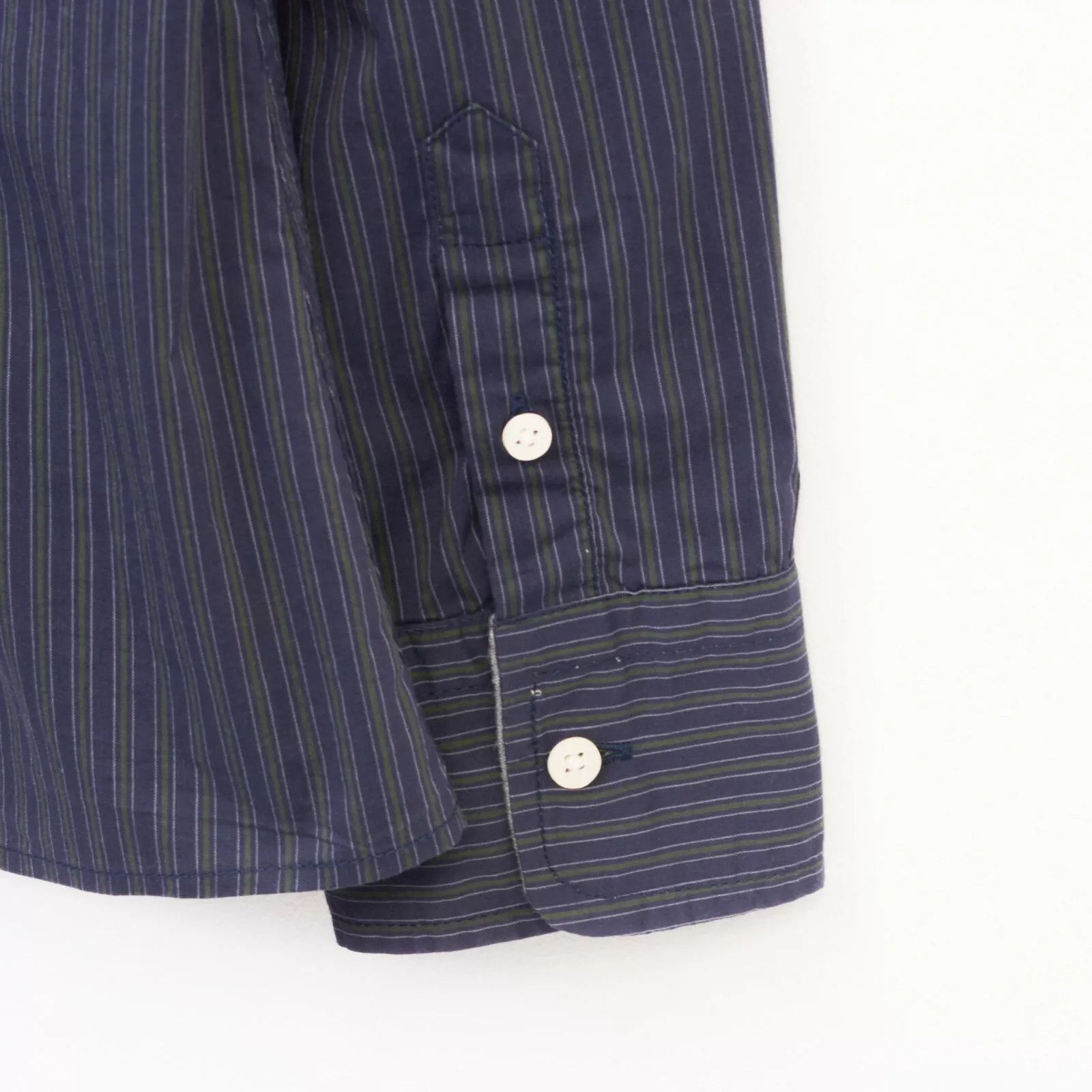 La Martina Women Shirt L Cotton Casual Top EU 44 Formal Striped Button Size L / US 10 / IT 46 - 2 Thumbnail