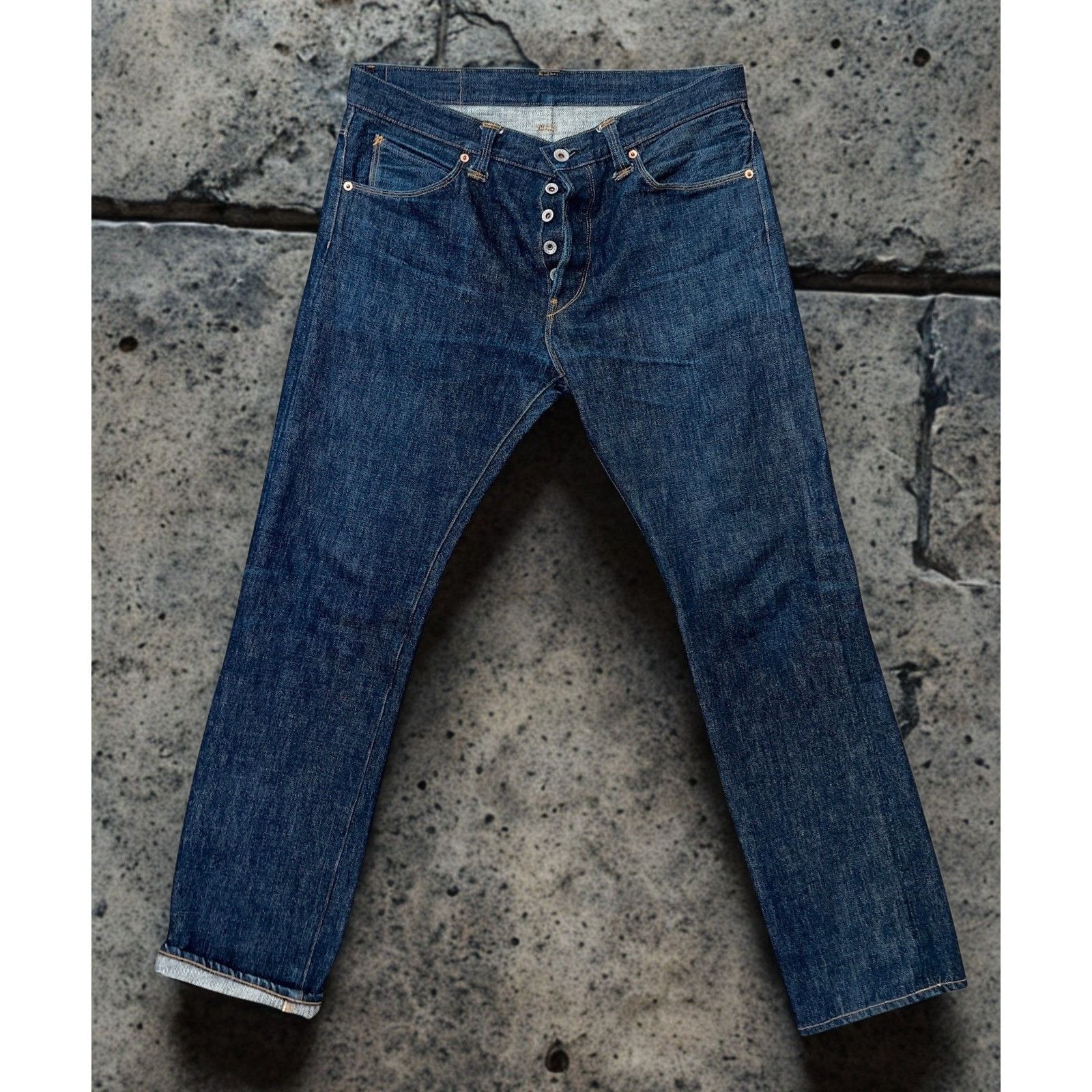Stevenson Overall Co. Stevenson Overall Co Lot 727-RXX Selvedge Jeans 32x29 Raw Size US 32 / EU 48 - 2 Thumbnail