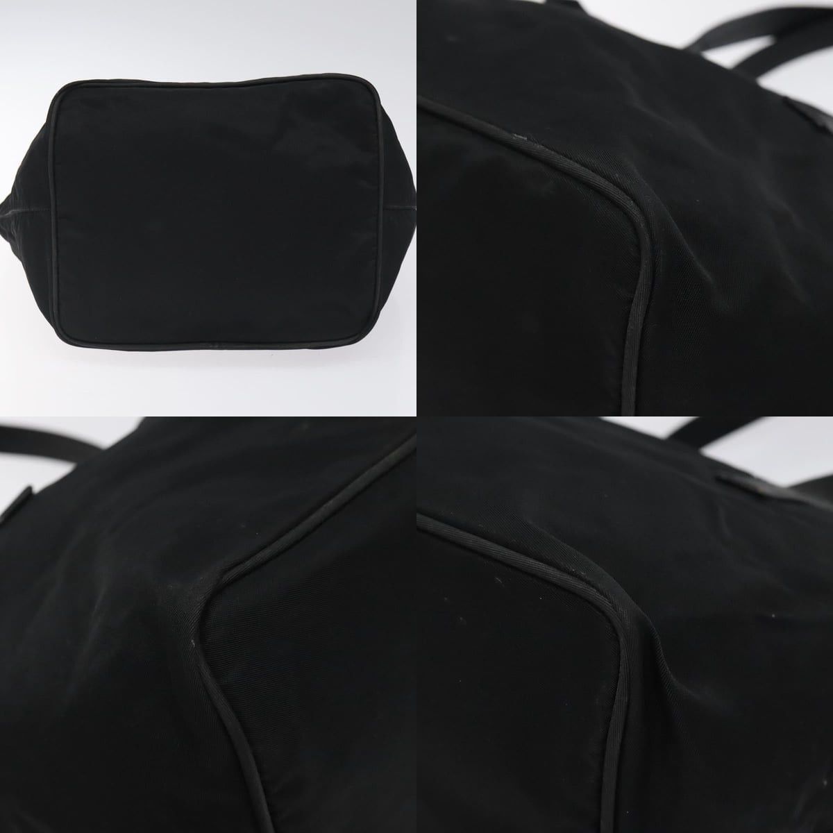 Prada PRADA Hand Bag Nylon Black Silver Size ONE SIZE - 10 Thumbnail