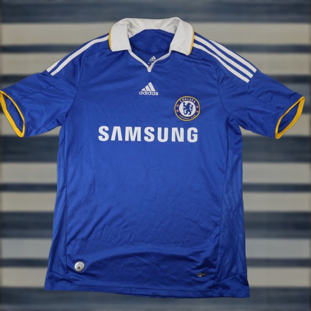 Adidas VINTAGE Adidas Chelsea FC Mens Medium Soccer Jersey Blue Shirt Mens Medium Blue Chelsea FC 2014 Adidas Soccer Jersey Size US M / EU 48-50 / 2 - 1 Thumbnail